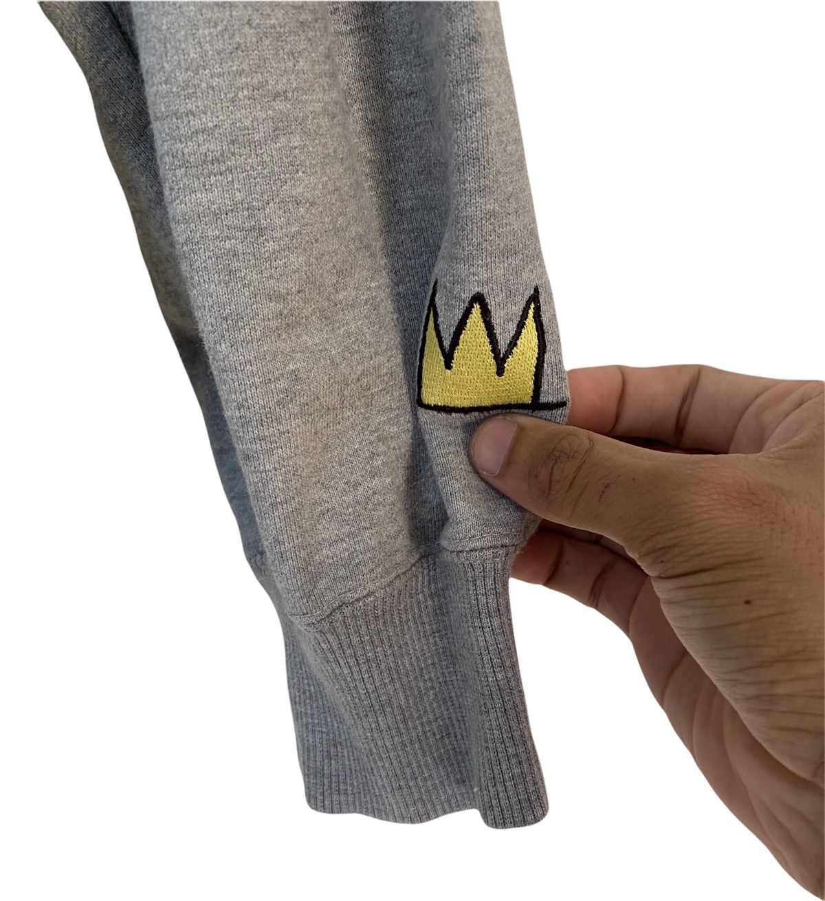 Jean-Michel Basquiat JEAN MICHEL BASQUIAT AARON EMBROIDERY SWEATER HOODIE Size US XL / EU 56 / 4 - 7 Thumbnail