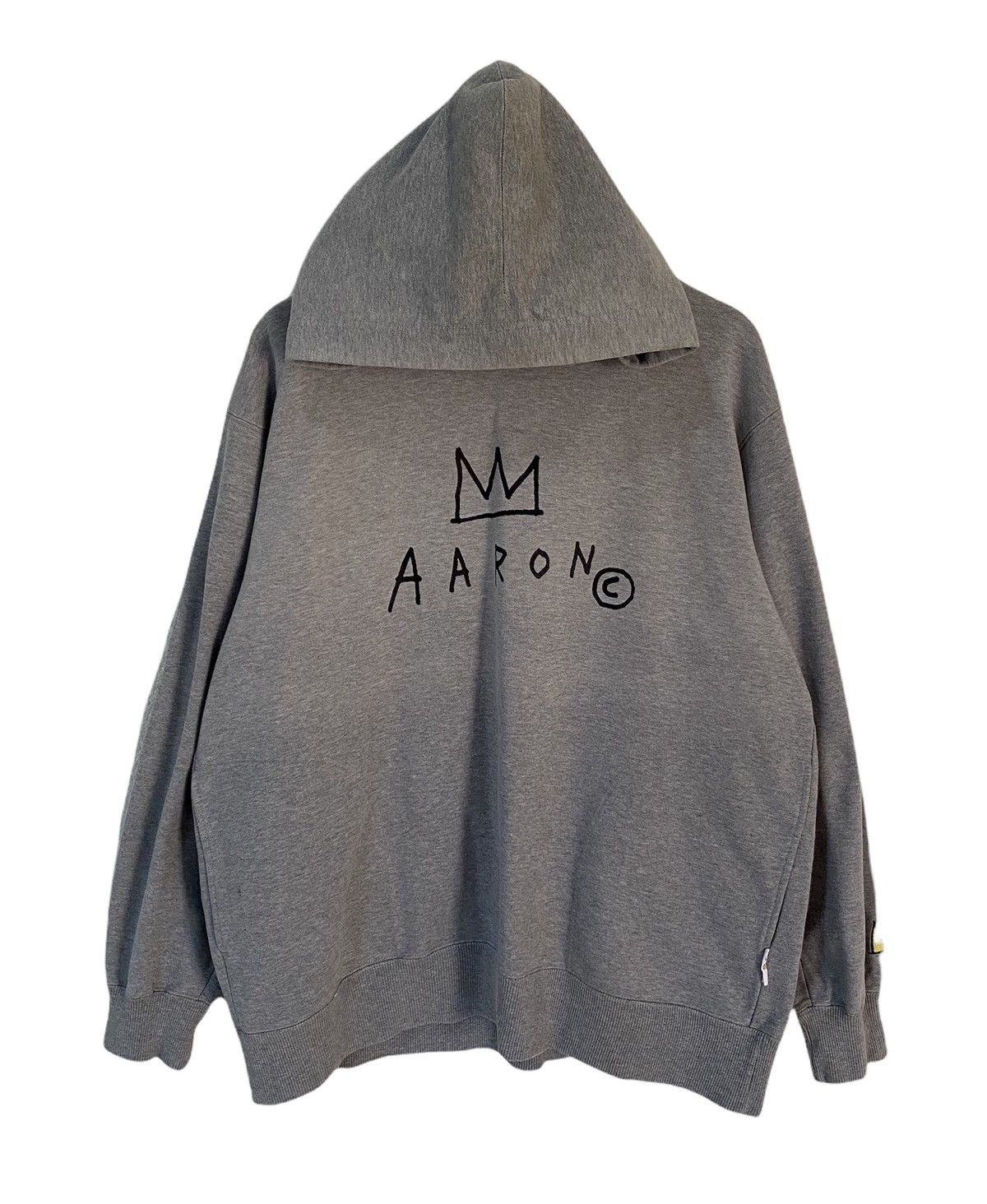 JEAN MICHEL BASQUIAT AARON EMBROIDERY SWEATER HOODIE