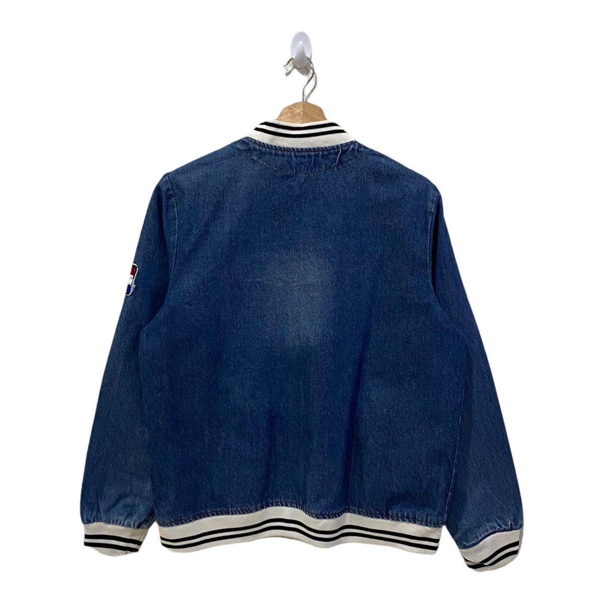 Hysteric Glamour OG🔥HYSTERIS🇯🇵DENIM PATCHES VARSITY JACKET Size US S / EU 44-46 / 1 - 2 Thumbnail