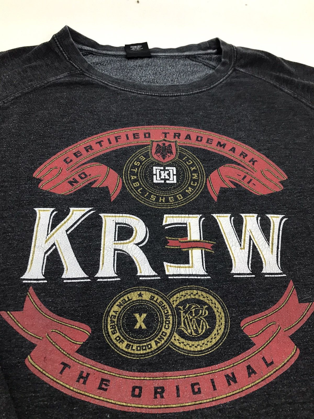 KREW KR3W streetwear crewneck sweatshirt Size US XL / EU 56 / 4 - 7 Thumbnail