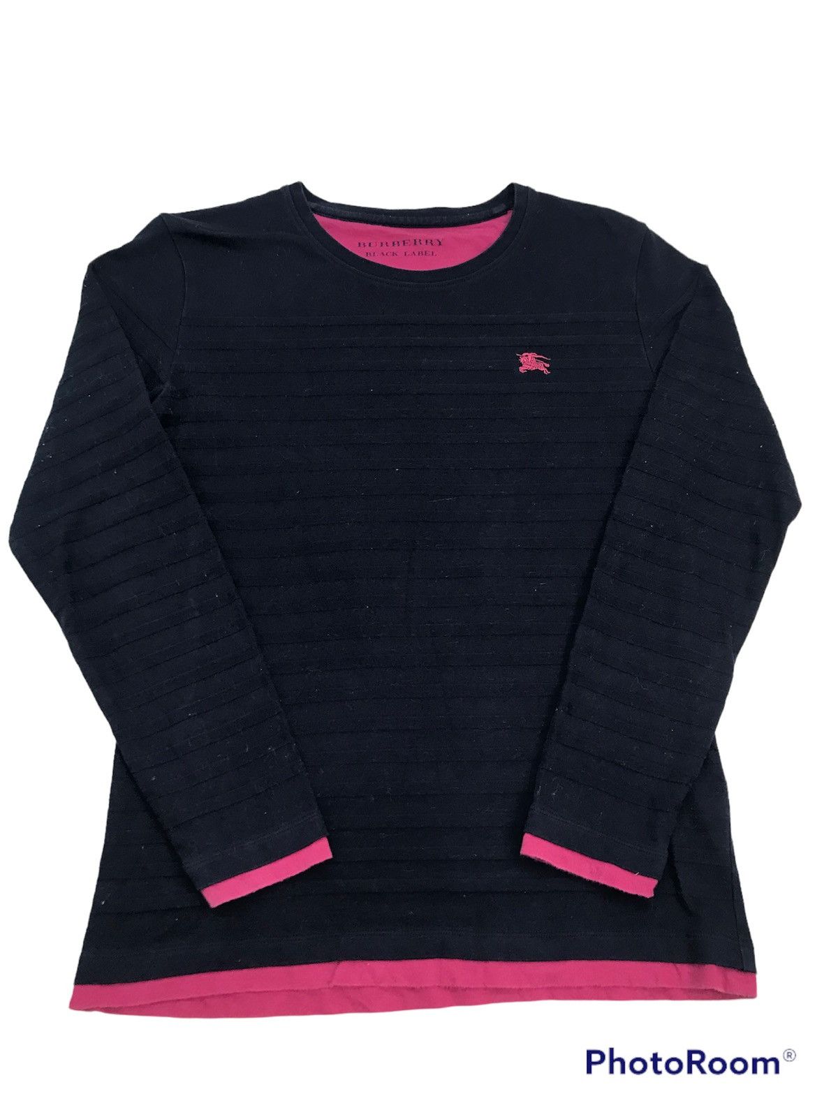 Burberry Burberry Black label long sleeve tshirt Size US S / EU 44-46 / 1 - 1 Thumbnail