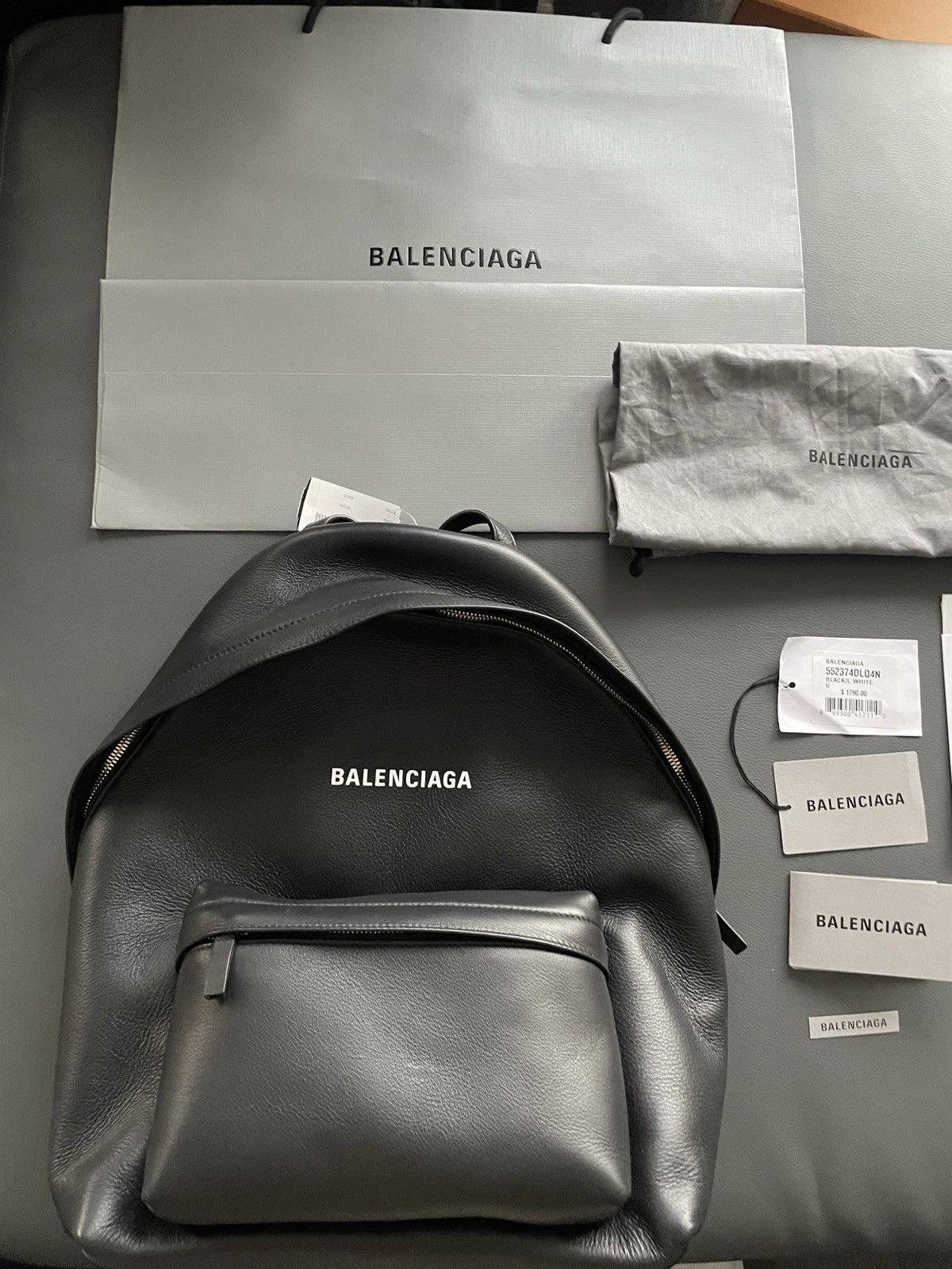 Balenciaga leather backpack best sale