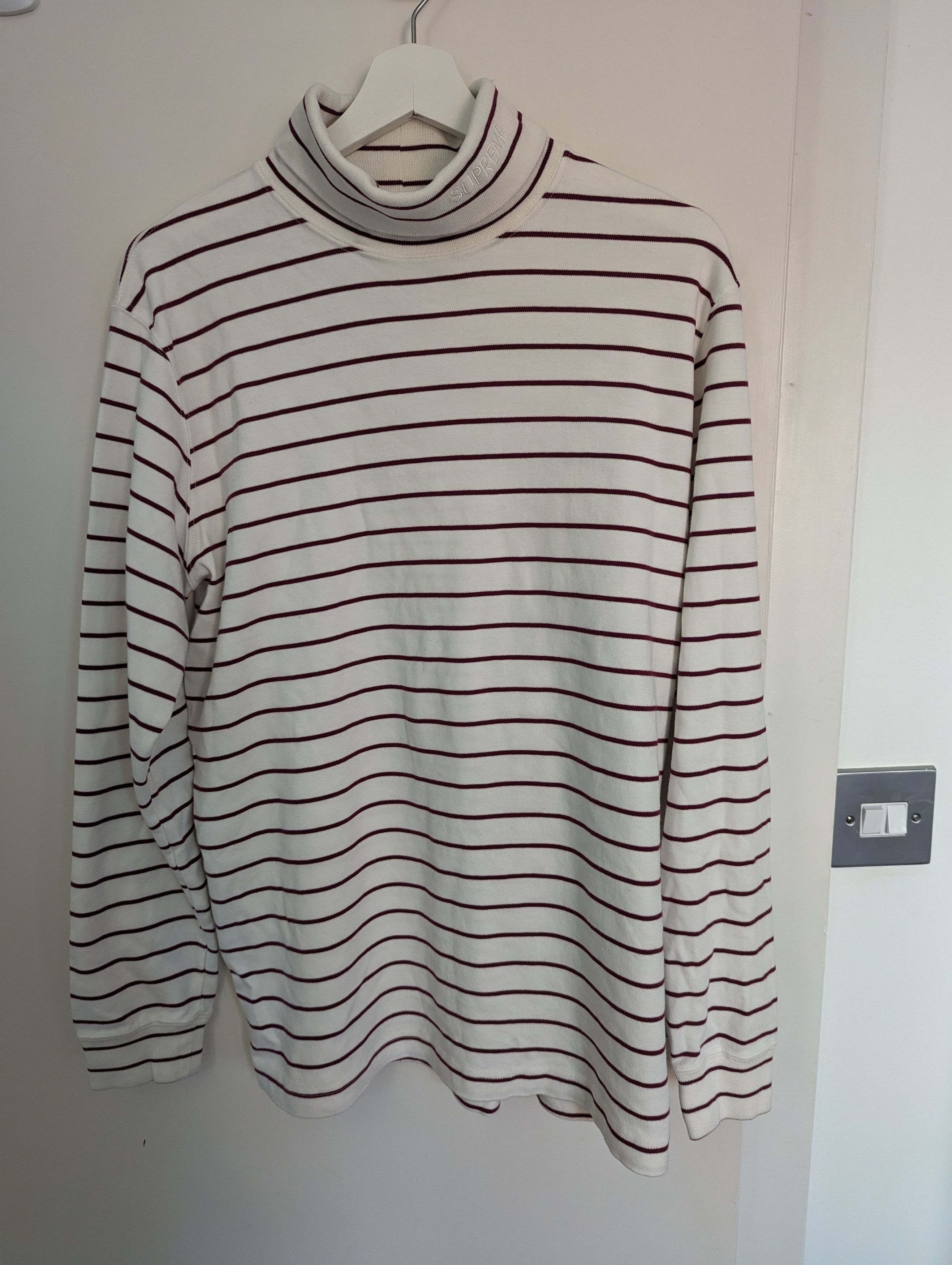 Supreme Striped L/S Turtleneck | Grailed