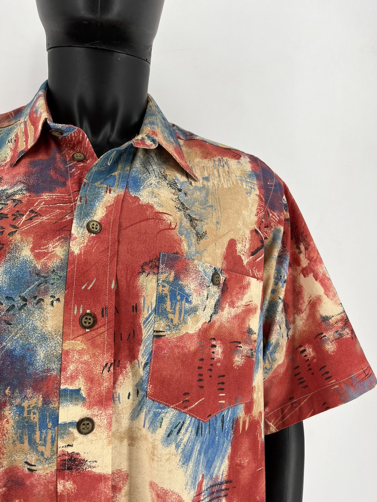 Vintage Vintage 90s Hawaiian shirt streetwear y2k style Size US S / EU 44-46 / 1 - 6 Thumbnail