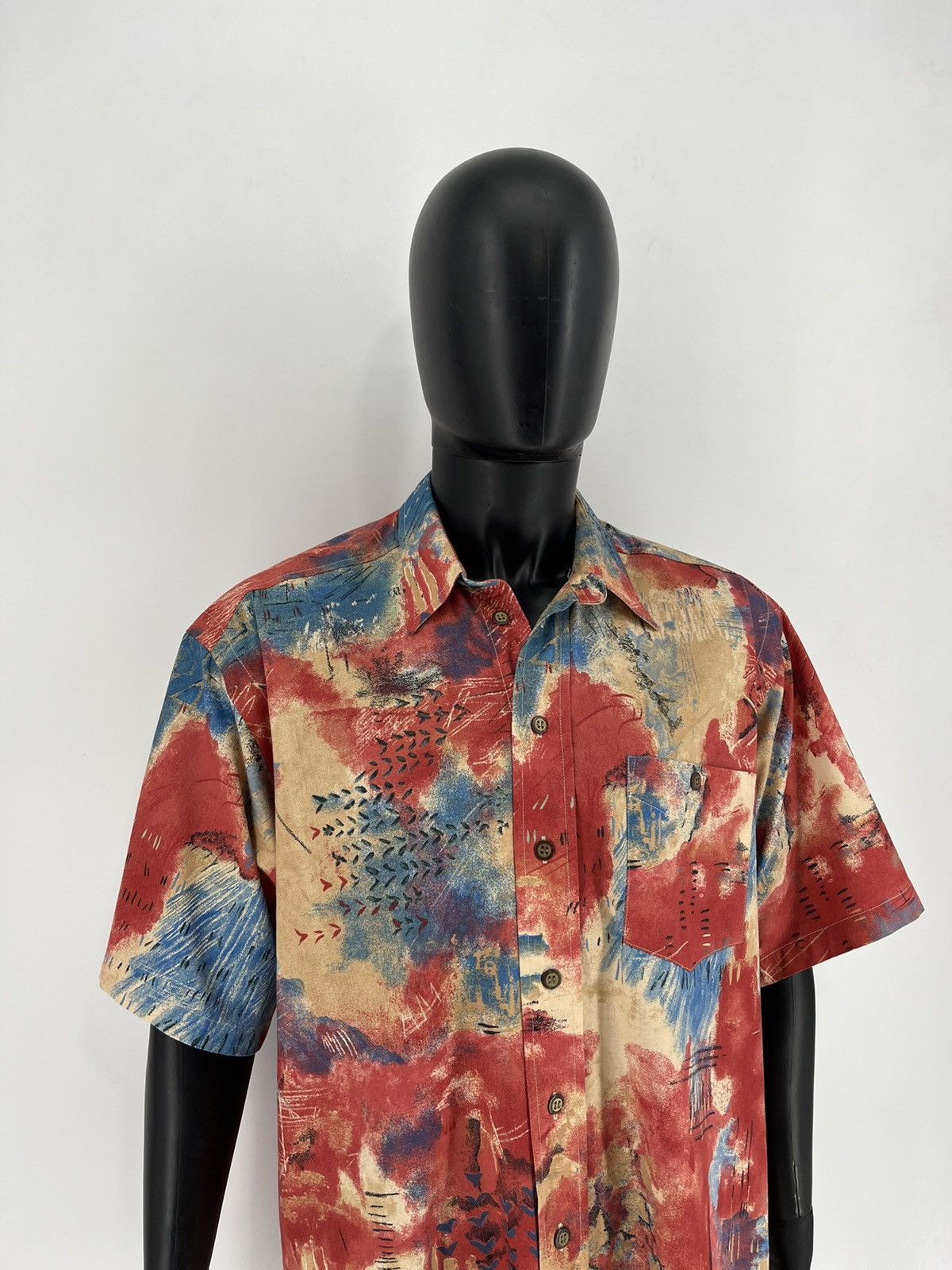 Vintage Vintage 90s Hawaiian shirt streetwear y2k style Size US S / EU 44-46 / 1 - 3 Thumbnail