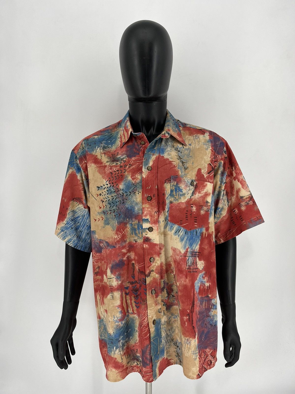Vintage Vintage 90s Hawaiian shirt streetwear y2k style Size US S / EU 44-46 / 1 - 2 Thumbnail