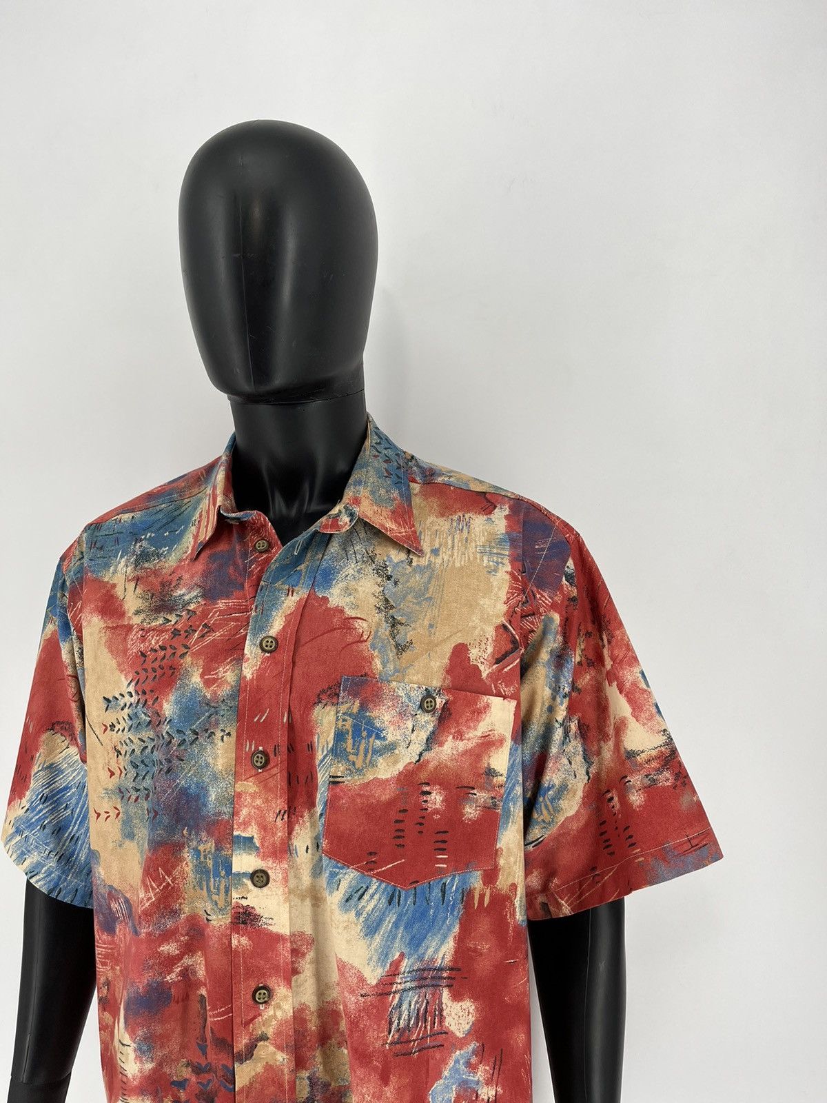 Vintage Vintage 90s Hawaiian shirt streetwear y2k style Size US S / EU 44-46 / 1 - 4 Thumbnail