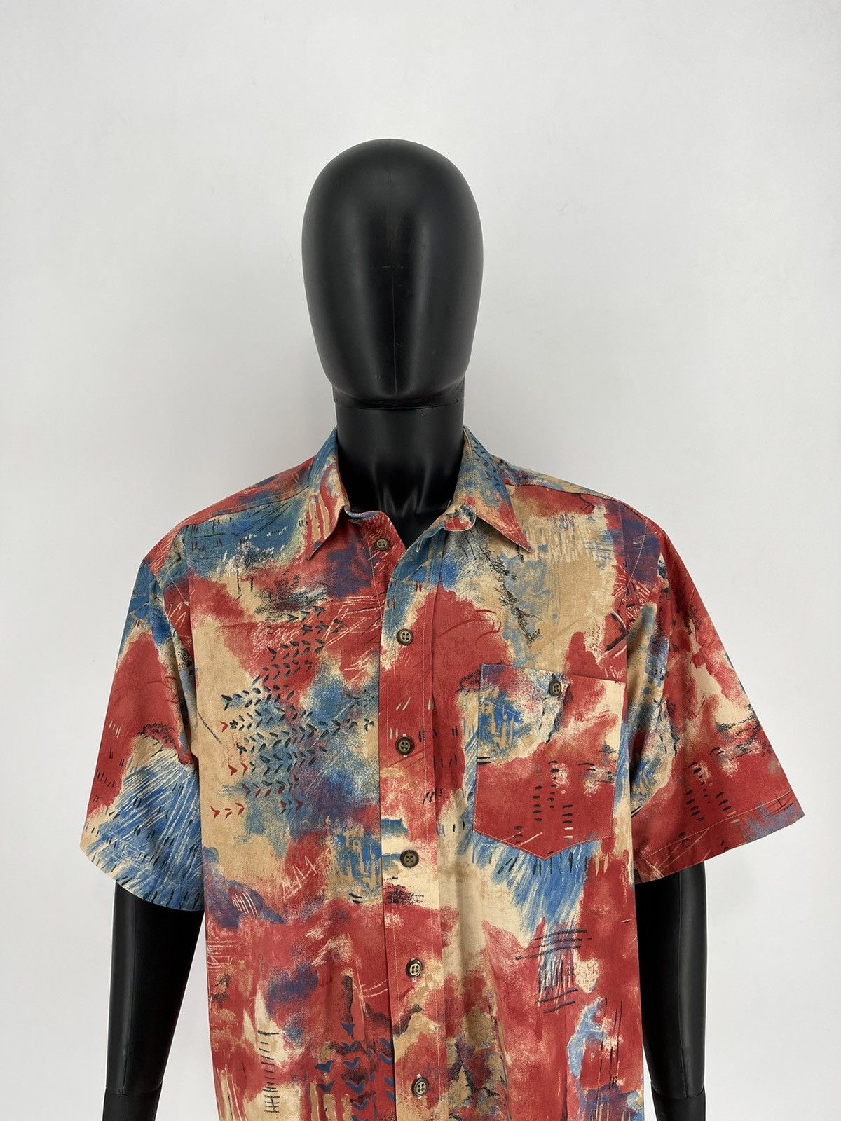 Vintage Vintage 90s Hawaiian shirt streetwear y2k style Size US S / EU 44-46 / 1 - 1 Thumbnail
