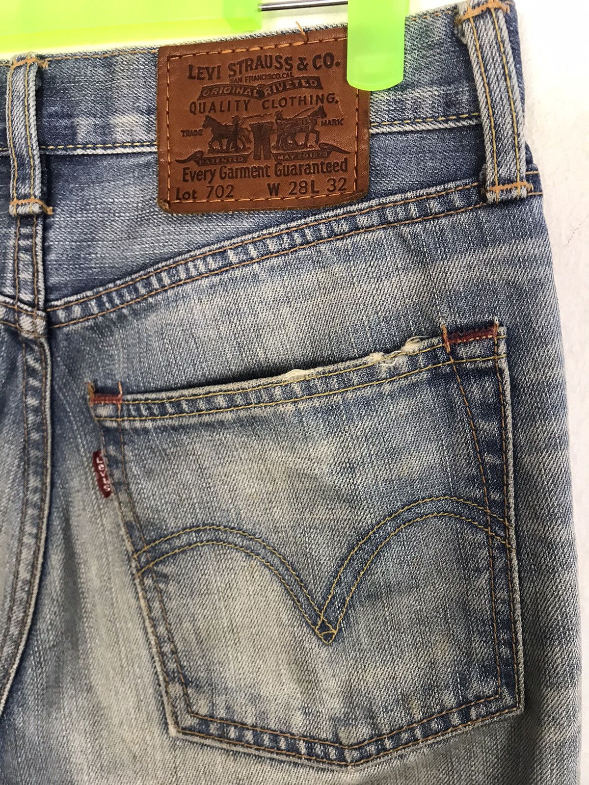 Levi's Unisex Levi's Strauss Lot 702 Jeans Pants Beauty Faded Size US 28 / EU 44 - 7 Thumbnail