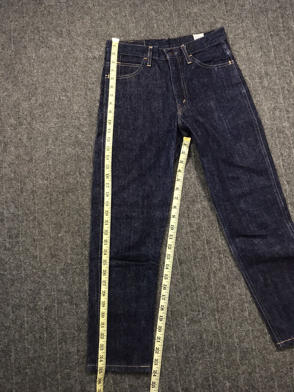 Japanese Brand OrSlow Indigo Denim Jeans Orange Tab Rare Design Size 28" / US 6 / IT 42 - 15 Thumbnail
