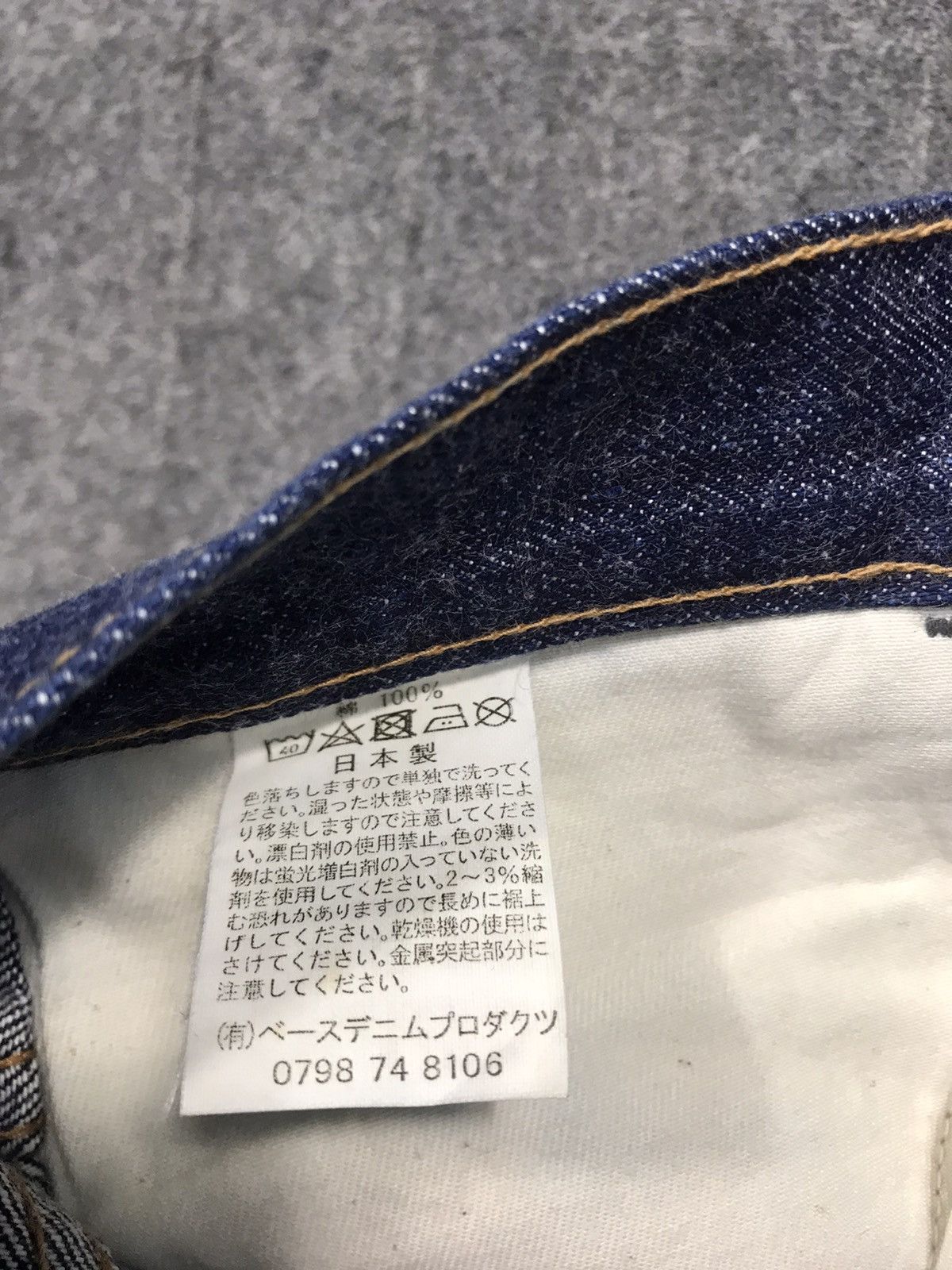 Japanese Brand OrSlow Indigo Denim Jeans Orange Tab Rare Design Size 28" / US 6 / IT 42 - 12 Thumbnail