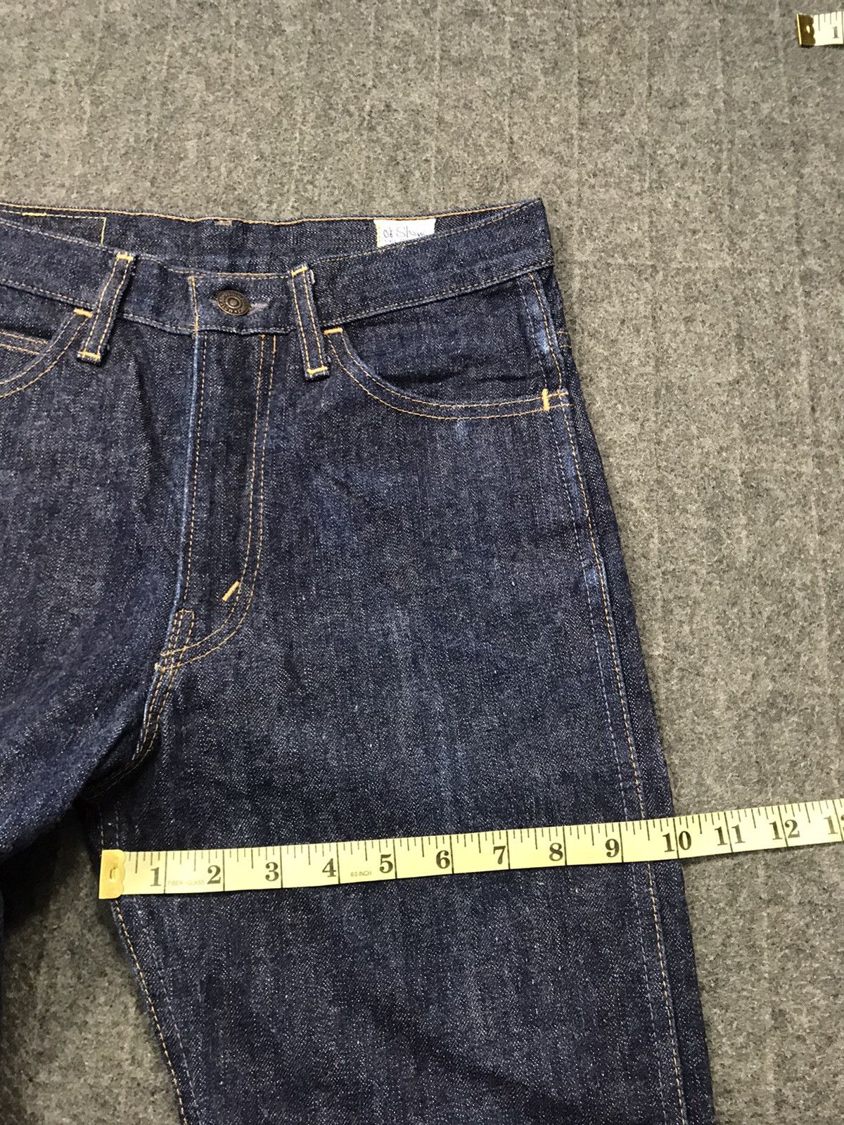 Japanese Brand OrSlow Indigo Denim Jeans Orange Tab Rare Design Size 28" / US 6 / IT 42 - 16 Thumbnail