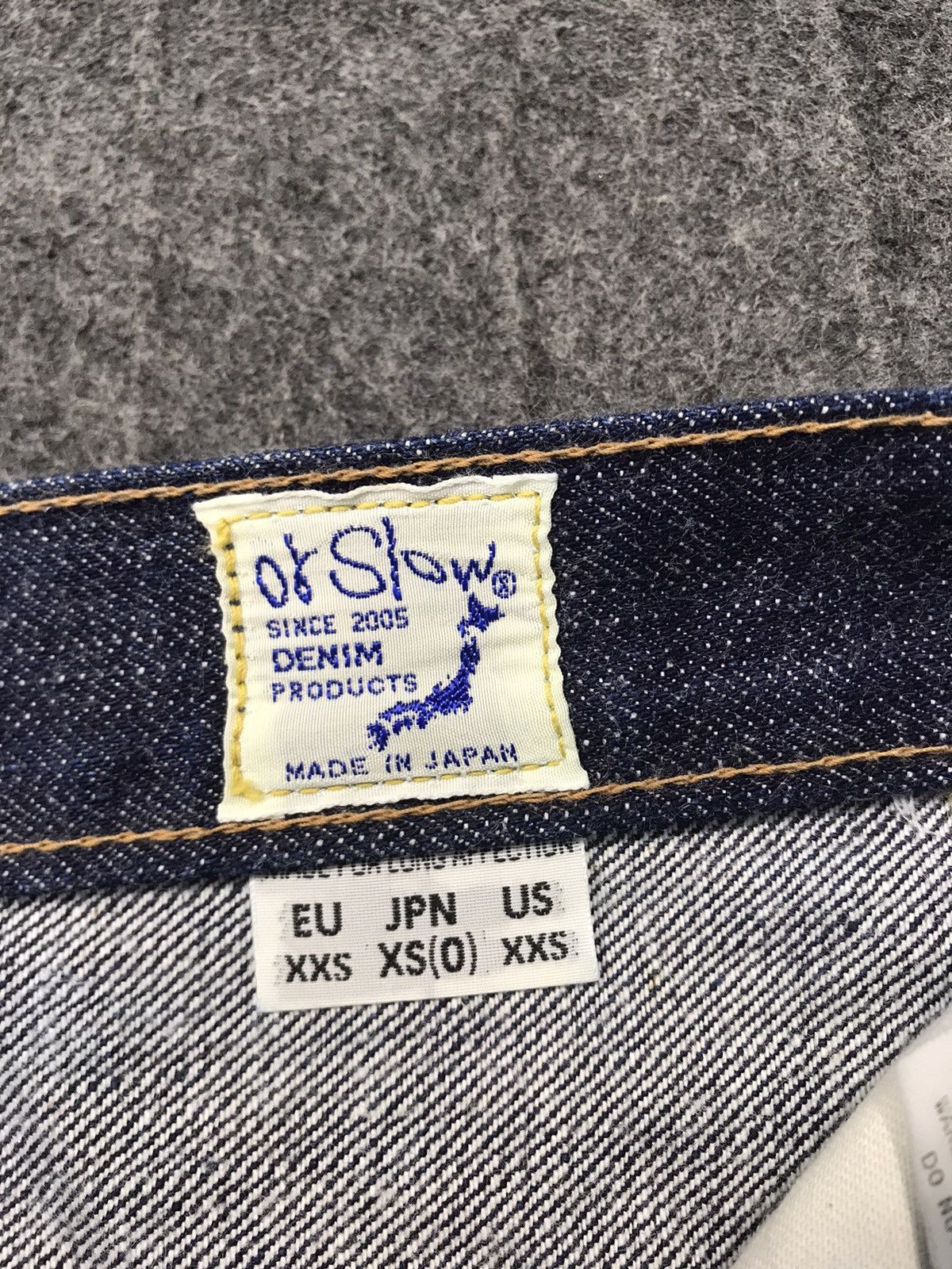 Japanese Brand OrSlow Indigo Denim Jeans Orange Tab Rare Design Size 28" / US 6 / IT 42 - 11 Thumbnail
