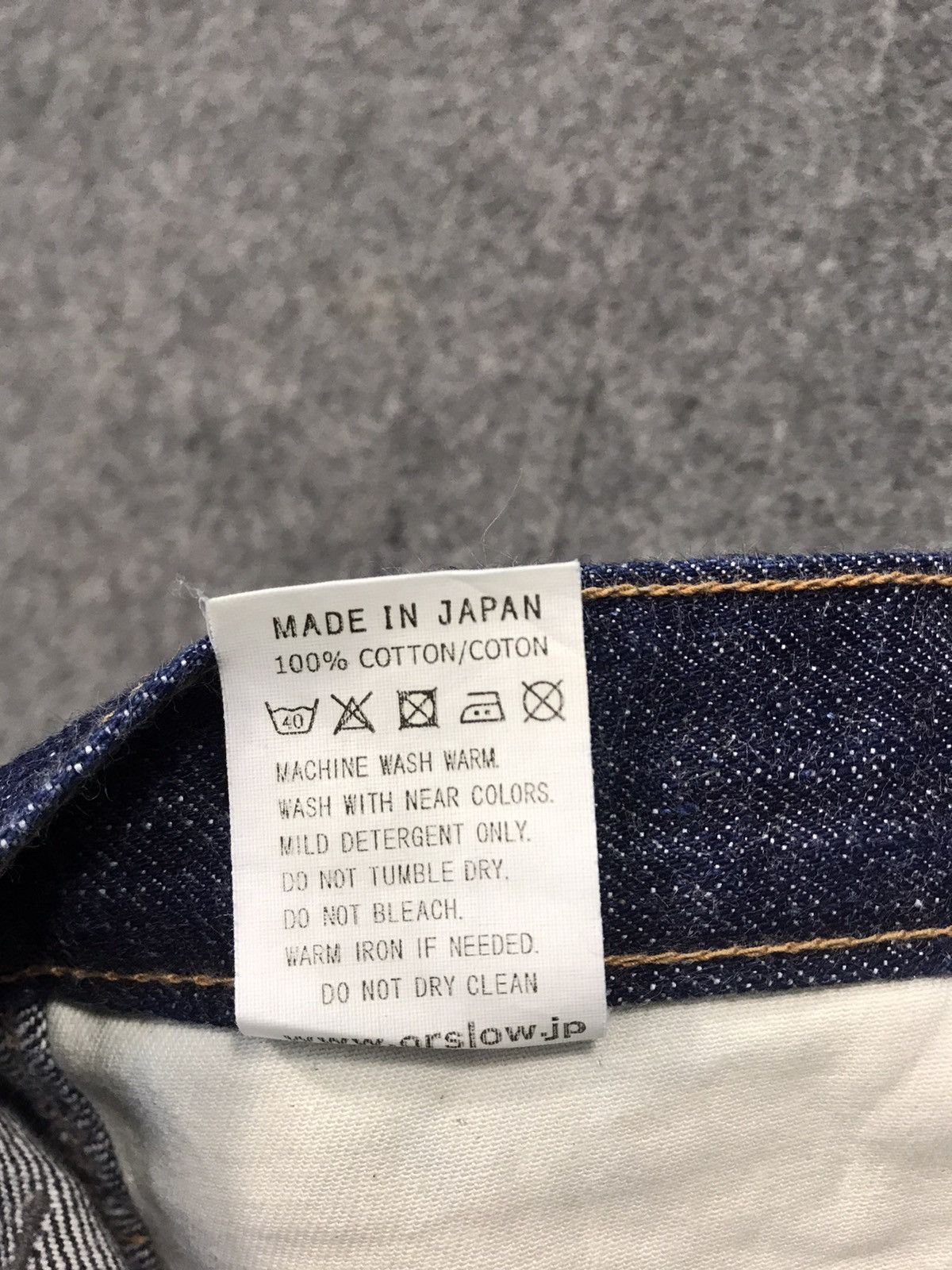 Japanese Brand OrSlow Indigo Denim Jeans Orange Tab Rare Design Size 28" / US 6 / IT 42 - 13 Thumbnail