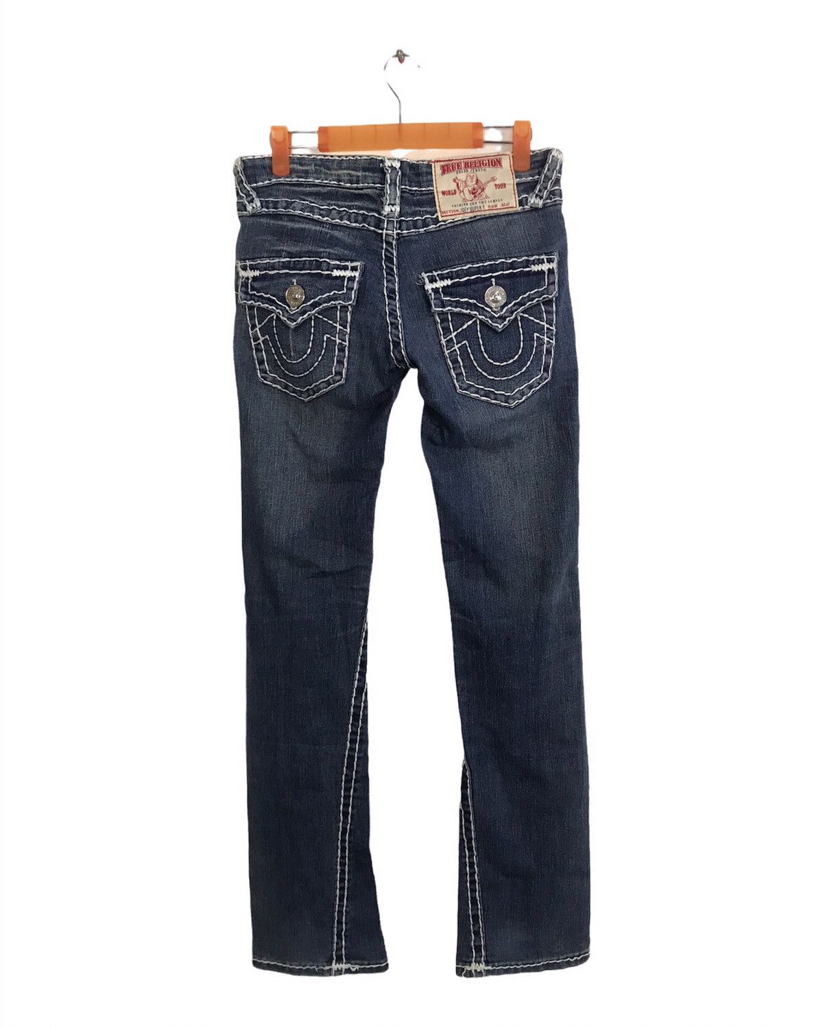 image of Made In USA x True Religion Joey Super T Flaps Pocket Design High Rise W30 in Indigo, Women's (Size