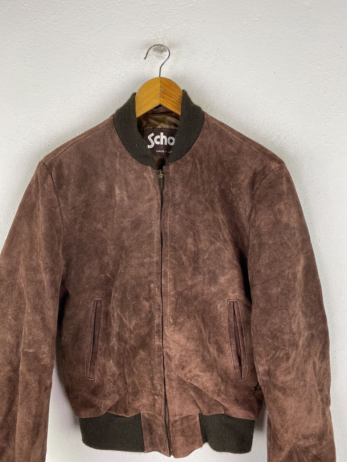 Schott × Vintage DHL SCHOTT VINTAGE SUEDE BOMBER JACKET MADE IN USA Size US S / EU 44-46 / 1 - 5 Thumbnail
