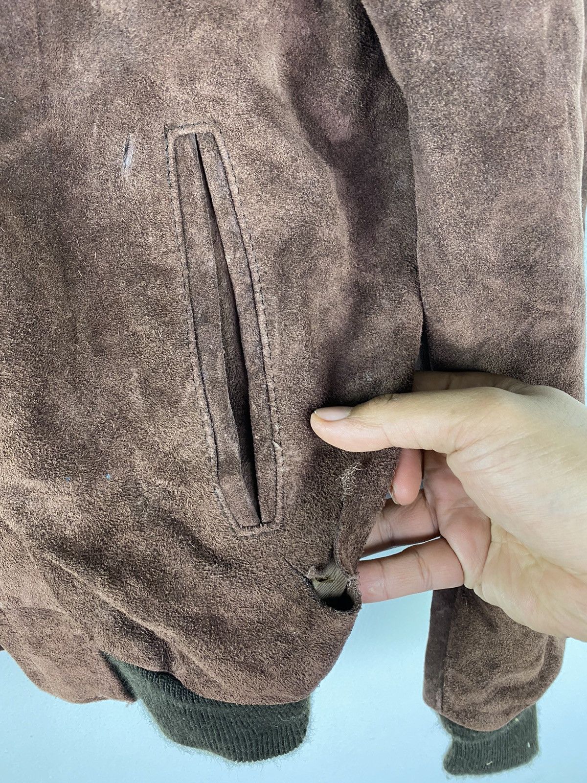 Schott × Vintage DHL SCHOTT VINTAGE SUEDE BOMBER JACKET MADE IN USA Size US S / EU 44-46 / 1 - 8 Thumbnail