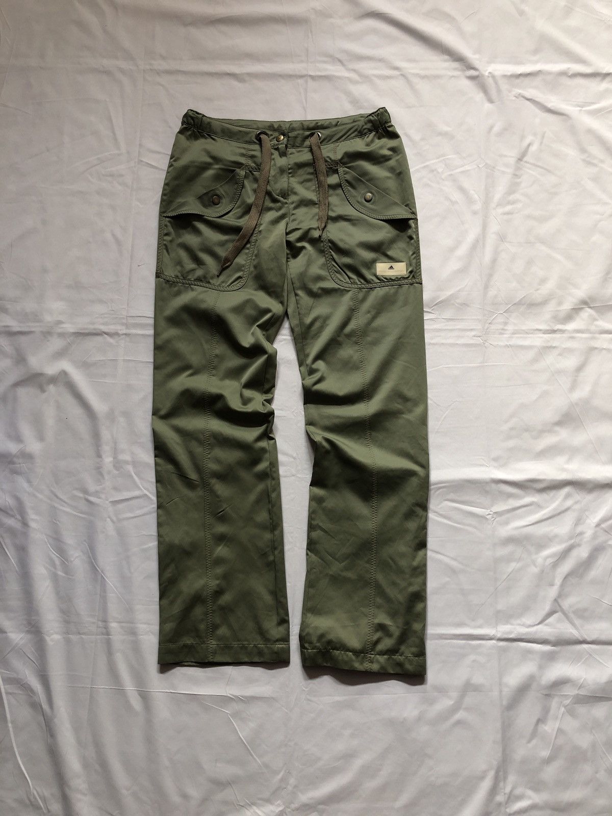 image of Transformer Pants Adidas x Stella Mccartney in Olive, Women's (Size 25)