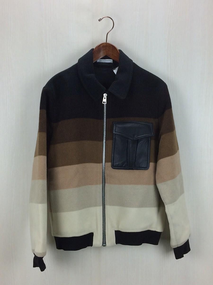 J.W.Anderson J.W. Anderson GRAIL Striped Degrade Gradient Bomber Jacket Medium 48 Excellent Condition Grailed