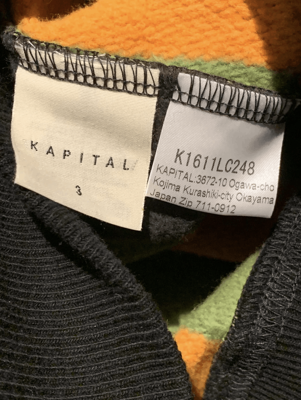 Kapital Kabukital Fleece Lined Striped Cotton Hoodie and Sweatpants Size US S / EU 44-46 / 1 - 12 Thumbnail