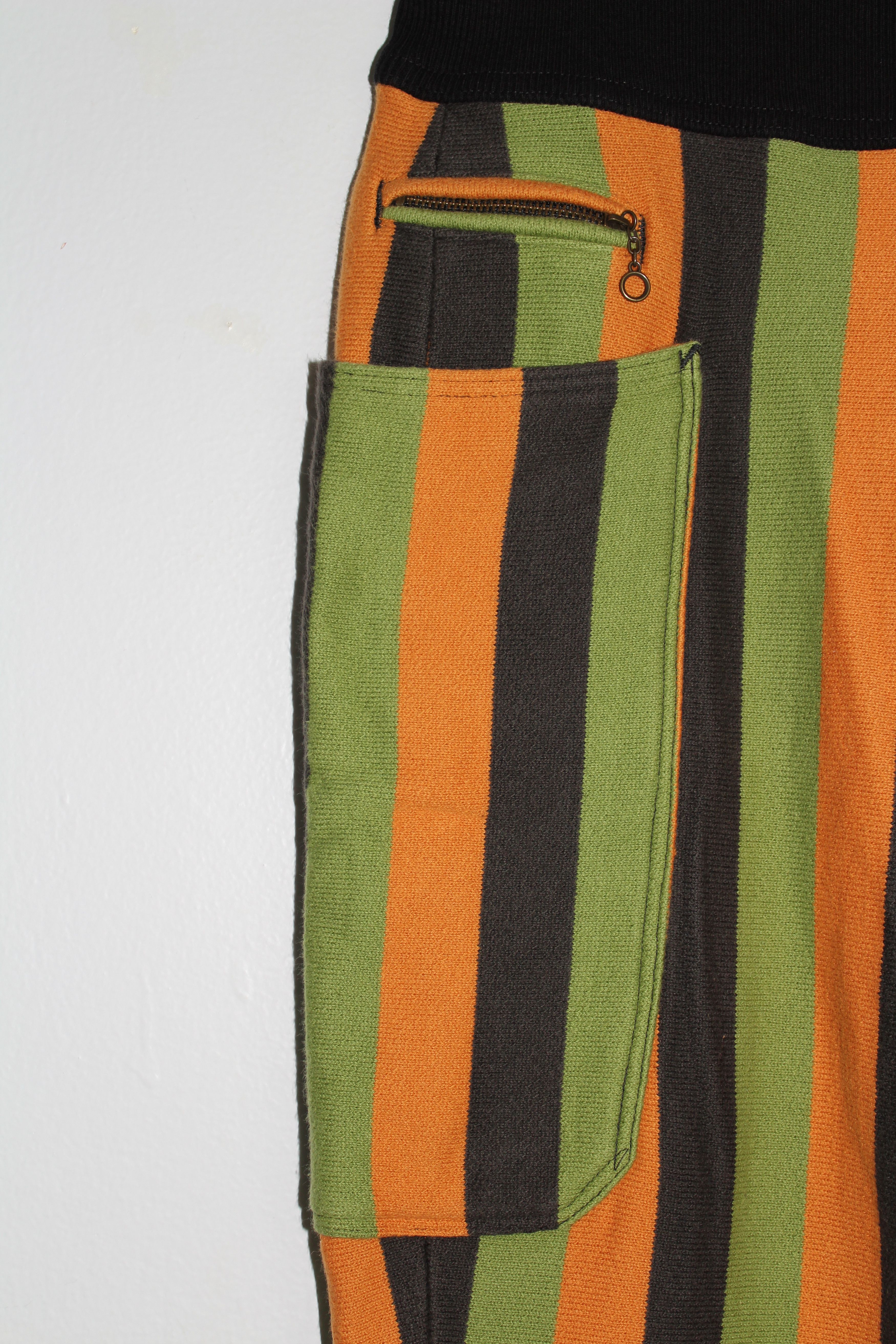 Kapital Kabukital Fleece Lined Striped Cotton Hoodie and Sweatpants Size US S / EU 44-46 / 1 - 4 Thumbnail