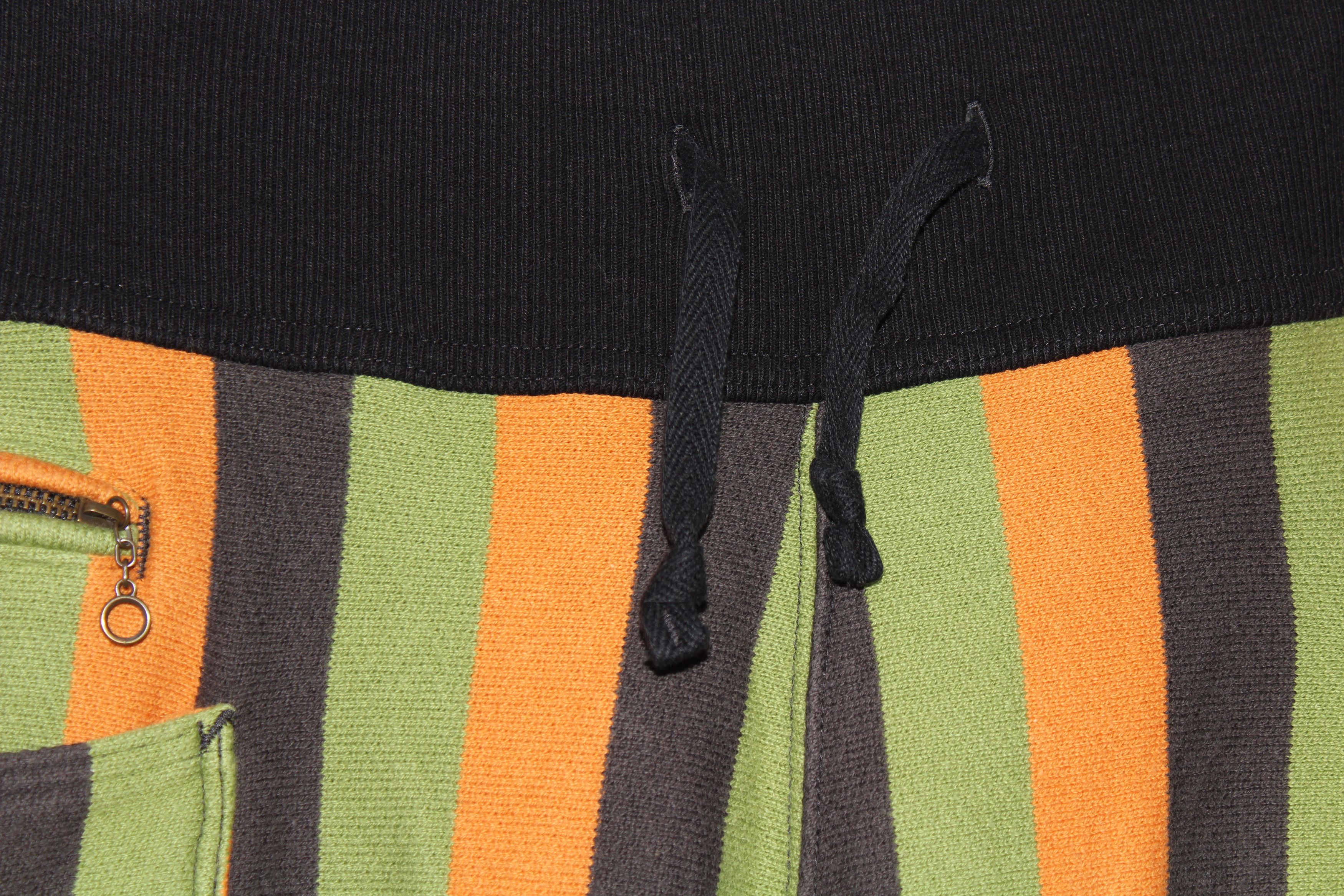 Kapital Kabukital Fleece Lined Striped Cotton Hoodie and Sweatpants Size US S / EU 44-46 / 1 - 5 Thumbnail