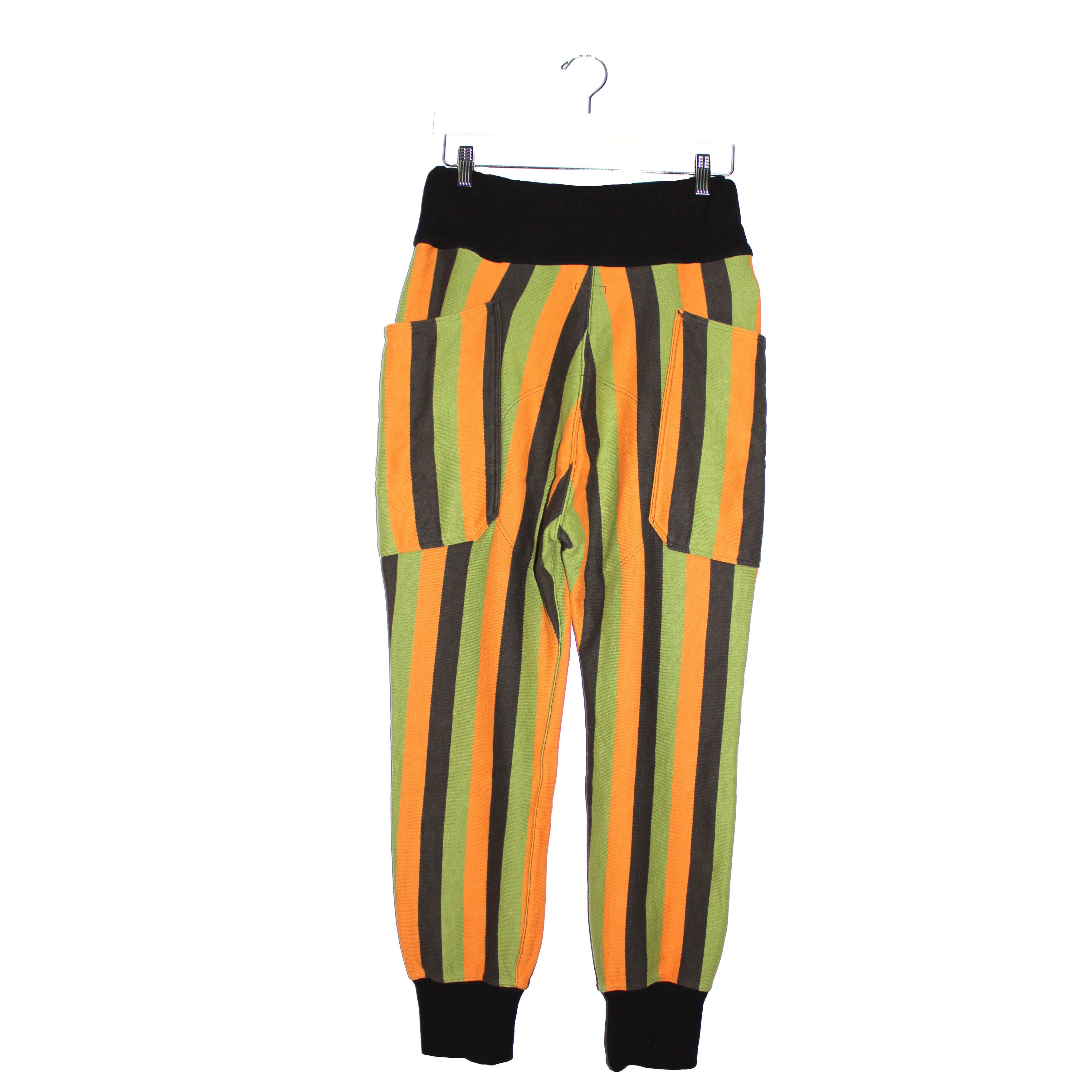 Kapital Kabukital Fleece Lined Striped Cotton Hoodie and Sweatpants Size US S / EU 44-46 / 1 - 3 Thumbnail