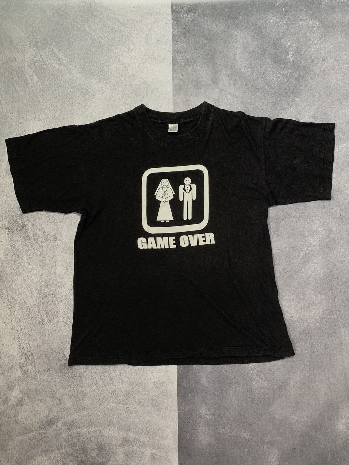 Vintage Vintage Y2K Game Over humor t-shirt big logo size L Size US L / EU 52-54 / 3 - 1 Thumbnail