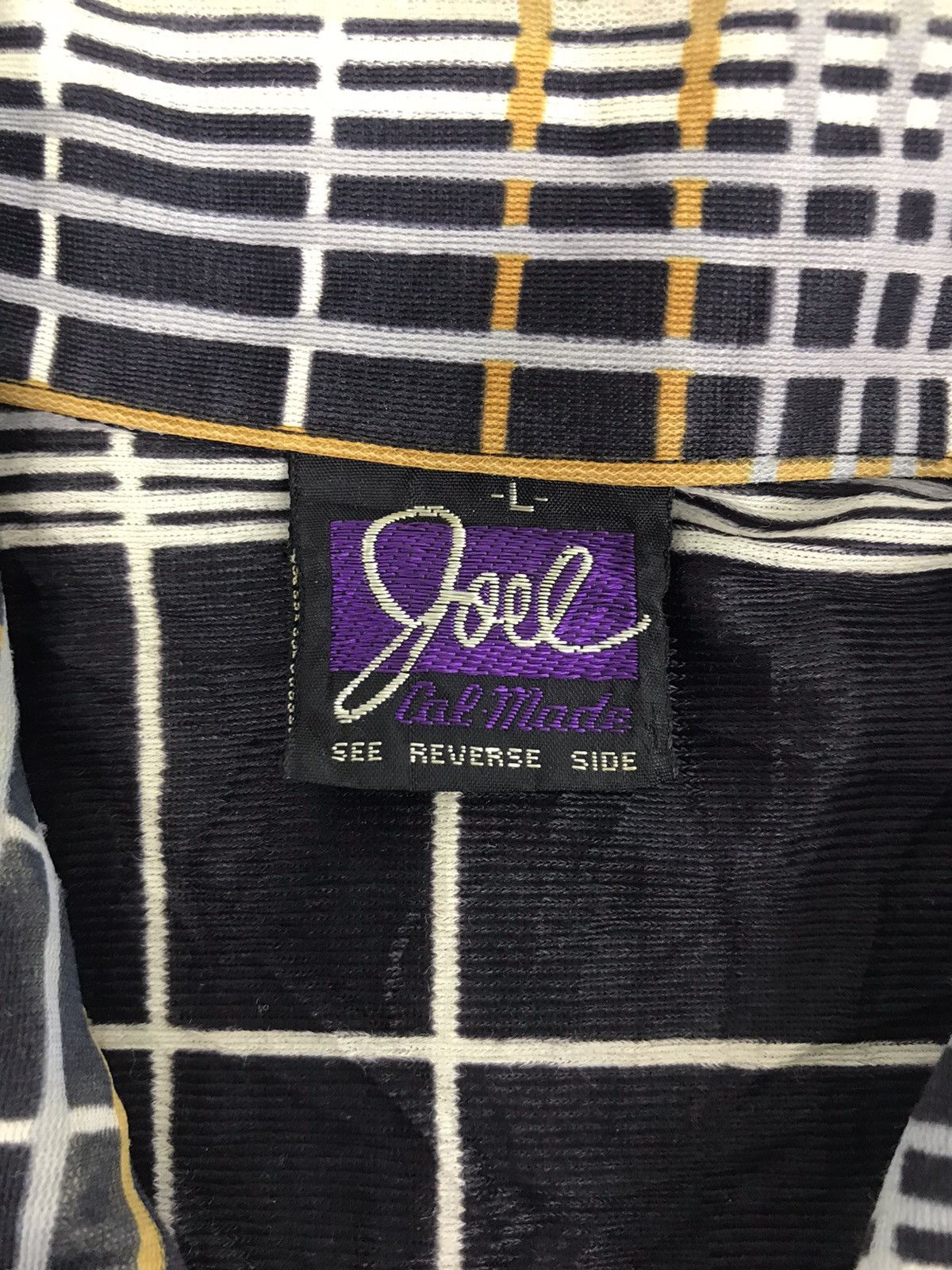 Japanese Brand Vintage Joel Soul Cal Made Plaid Checked Single Pockets Size US S / EU 44-46 / 1 - 4 Thumbnail