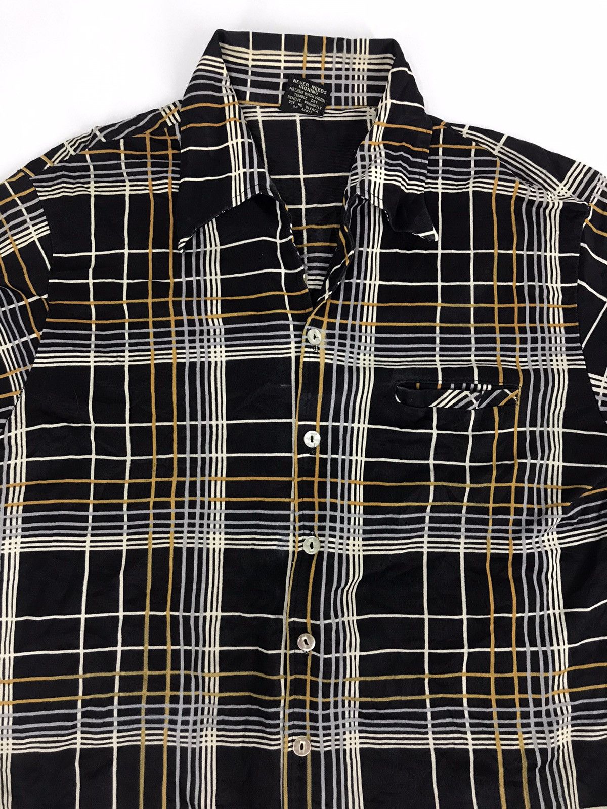 Japanese Brand Vintage Joel Soul Cal Made Plaid Checked Single Pockets Size US S / EU 44-46 / 1 - 3 Thumbnail