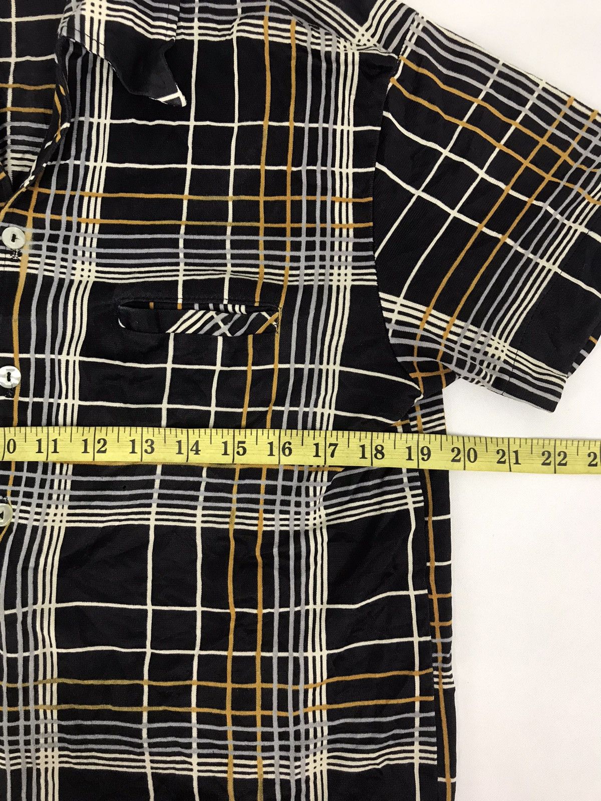 Japanese Brand Vintage Joel Soul Cal Made Plaid Checked Single Pockets Size US S / EU 44-46 / 1 - 5 Thumbnail