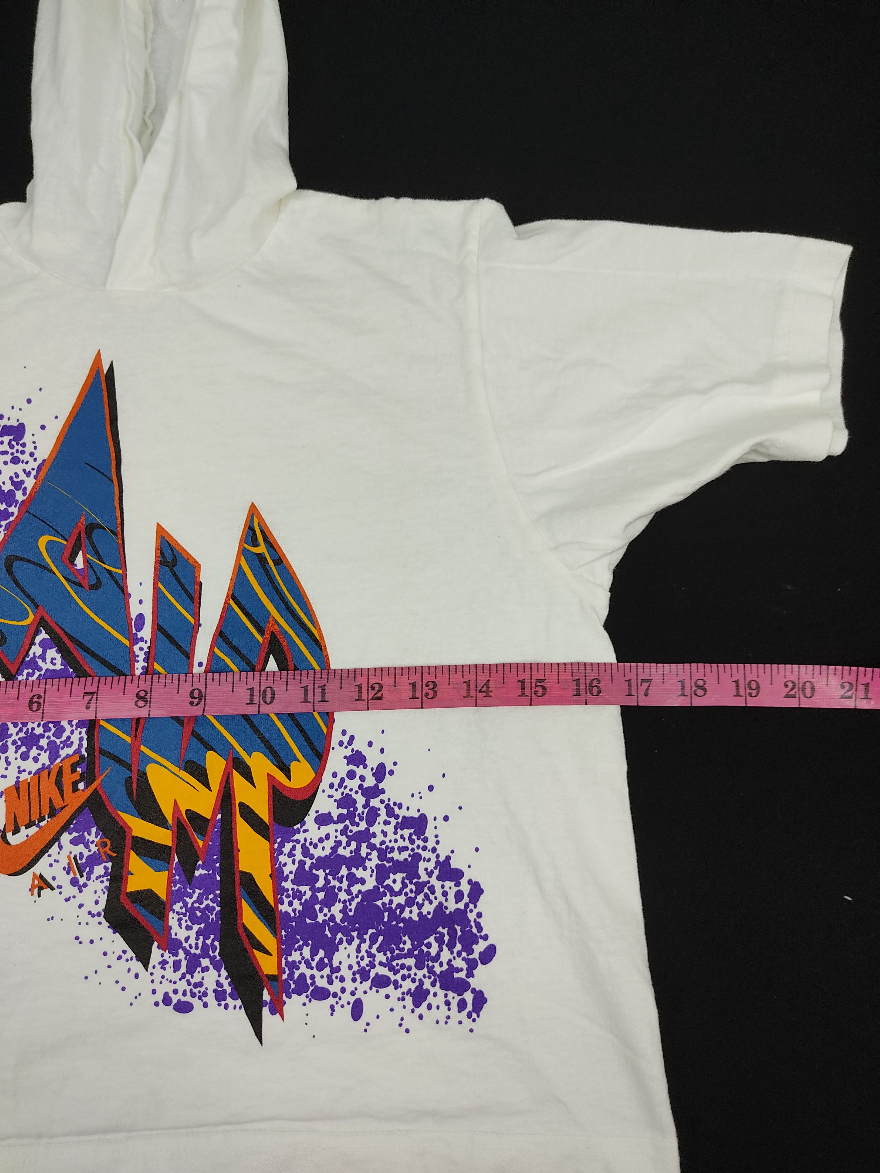 Nike Nike Air Made In USA Big Logo Spell Out Gray Tag Label Size S / US 4 / IT 40 - 4 Thumbnail