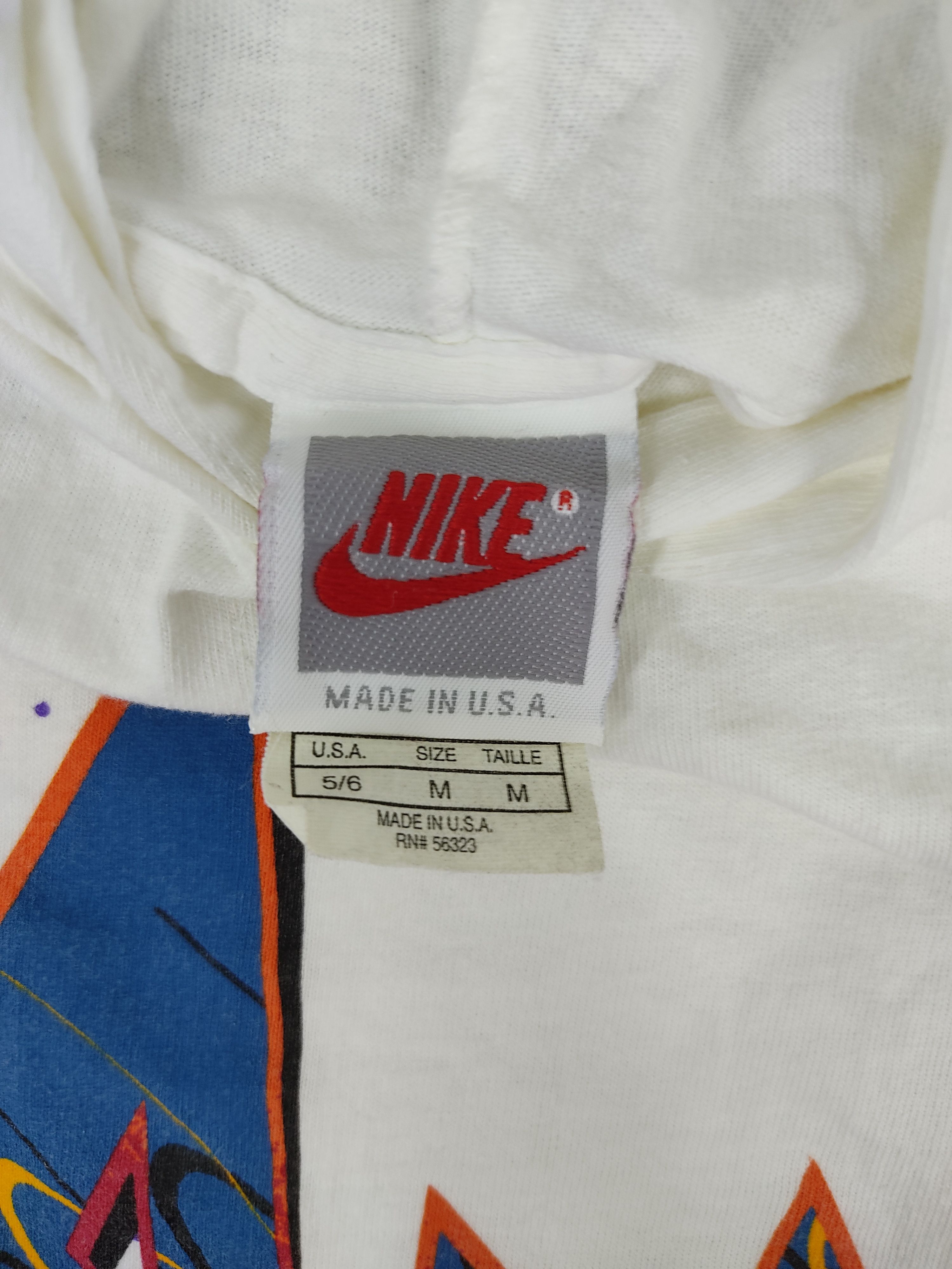 Nike Nike Air Made In USA Big Logo Spell Out Gray Tag Label Size S / US 4 / IT 40 - 6 Thumbnail