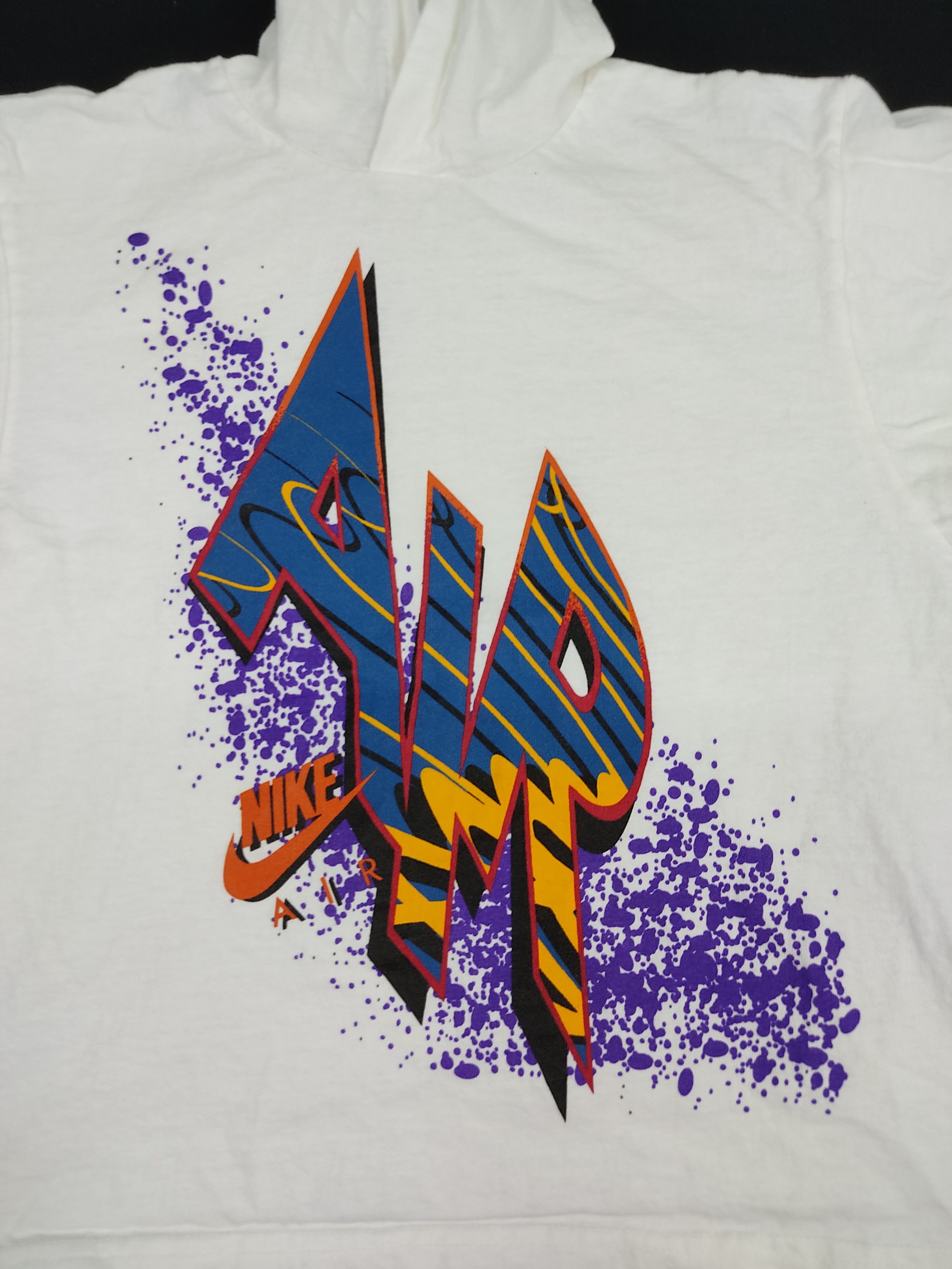 Nike Nike Air Made In USA Big Logo Spell Out Gray Tag Label Size S / US 4 / IT 40 - 2 Thumbnail