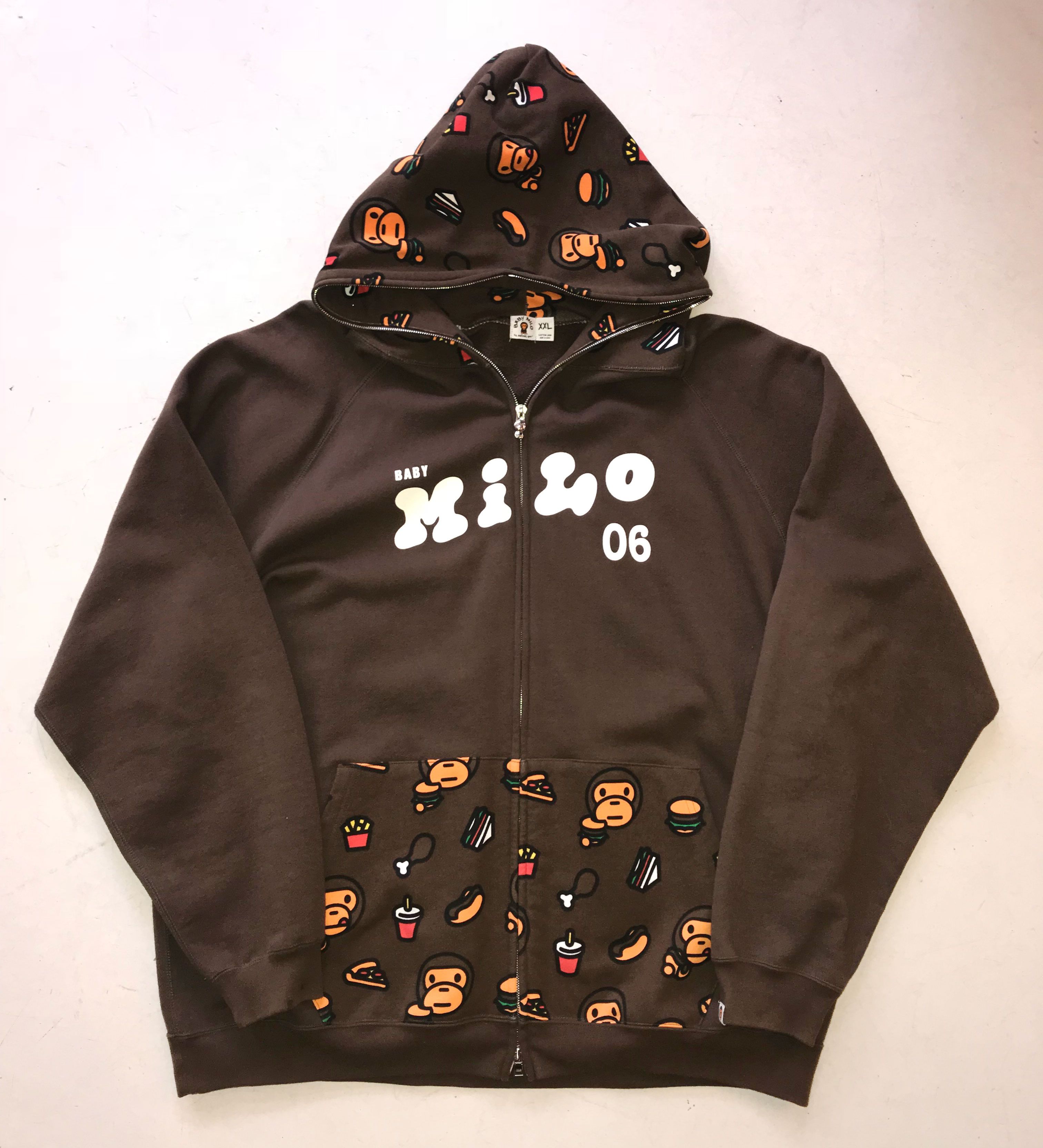 Baby milo junk food hoodie hotsell
