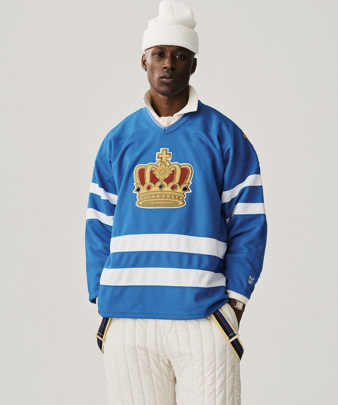 Aime Leon Dore Aime Leon Dore ALD Team Hockey Jersey Blue L