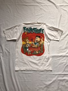 Vintage 90s MLB White Sox Fred Flintstones tee t shirt for Sale in