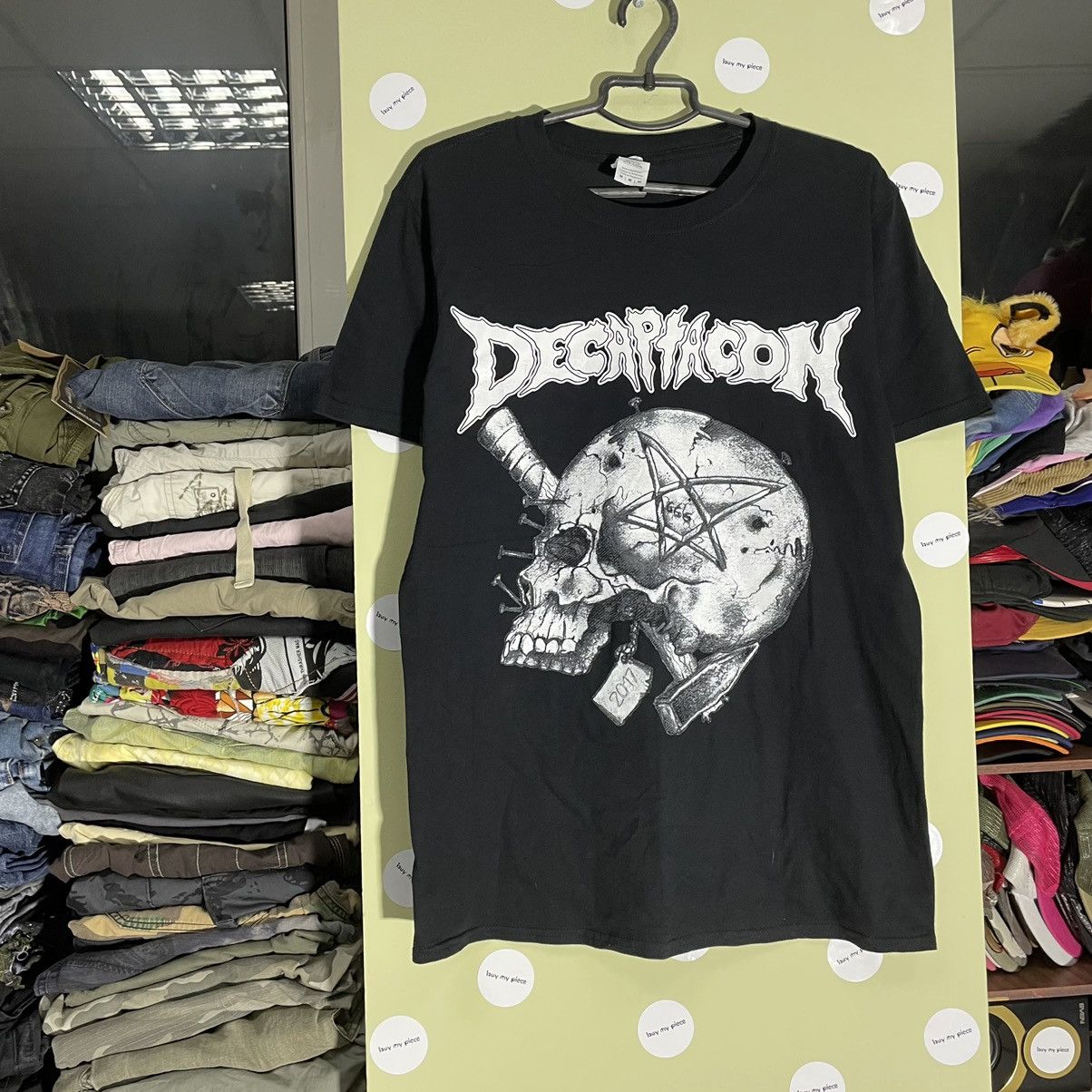 Vintage Vintage 90s Graphic Tee Skull Horror Punk Grunge Oversized M Size US M / EU 48-50 / 2 - 2 Thumbnail