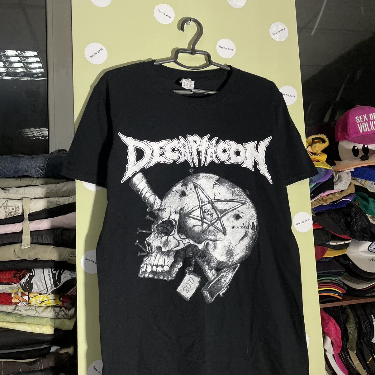 Vintage Vintage 90s Graphic Tee Skull Horror Punk Grunge Oversized M Size US M / EU 48-50 / 2 - 4 Thumbnail