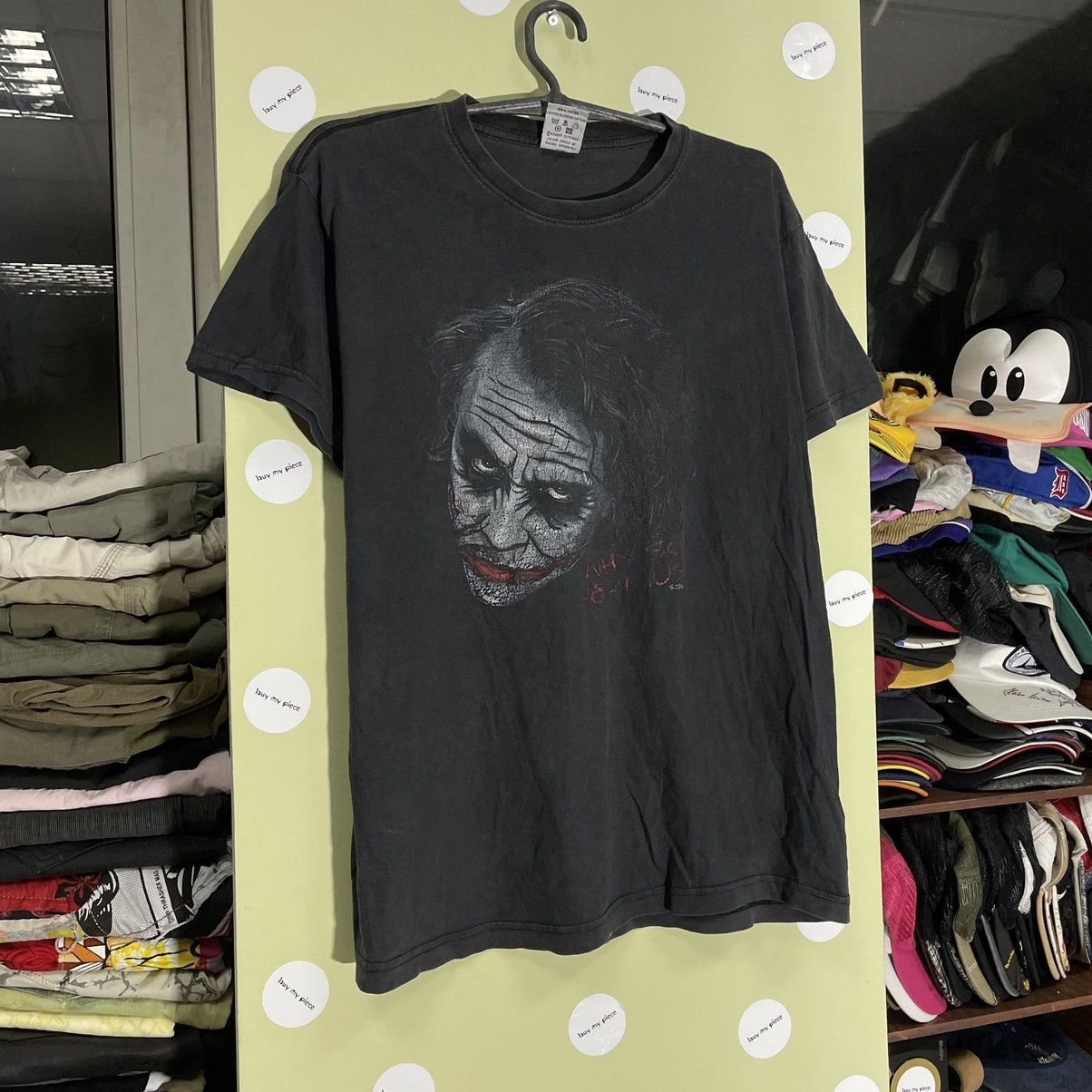 Vintage Vintage 90s Sun Faded Graphic Tee Horror Streetwear Boxy M Size US M / EU 48-50 / 2 - 2 Thumbnail