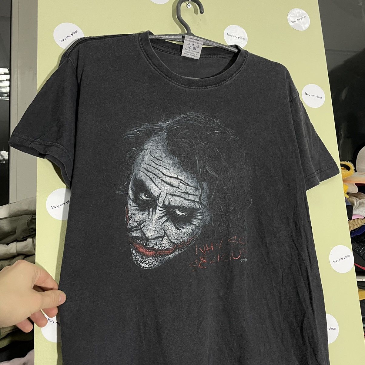 Vintage Vintage 90s Sun Faded Graphic Tee Horror Streetwear Boxy M Size US M / EU 48-50 / 2 - 6 Thumbnail