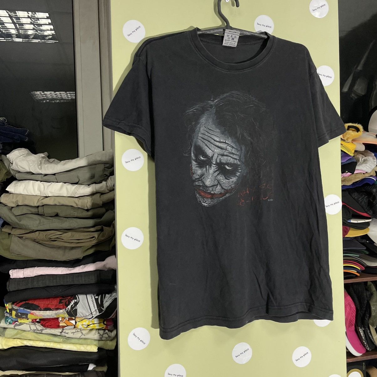 Vintage Vintage 90s Sun Faded Graphic Tee Horror Streetwear Boxy M Size US M / EU 48-50 / 2 - 3 Thumbnail