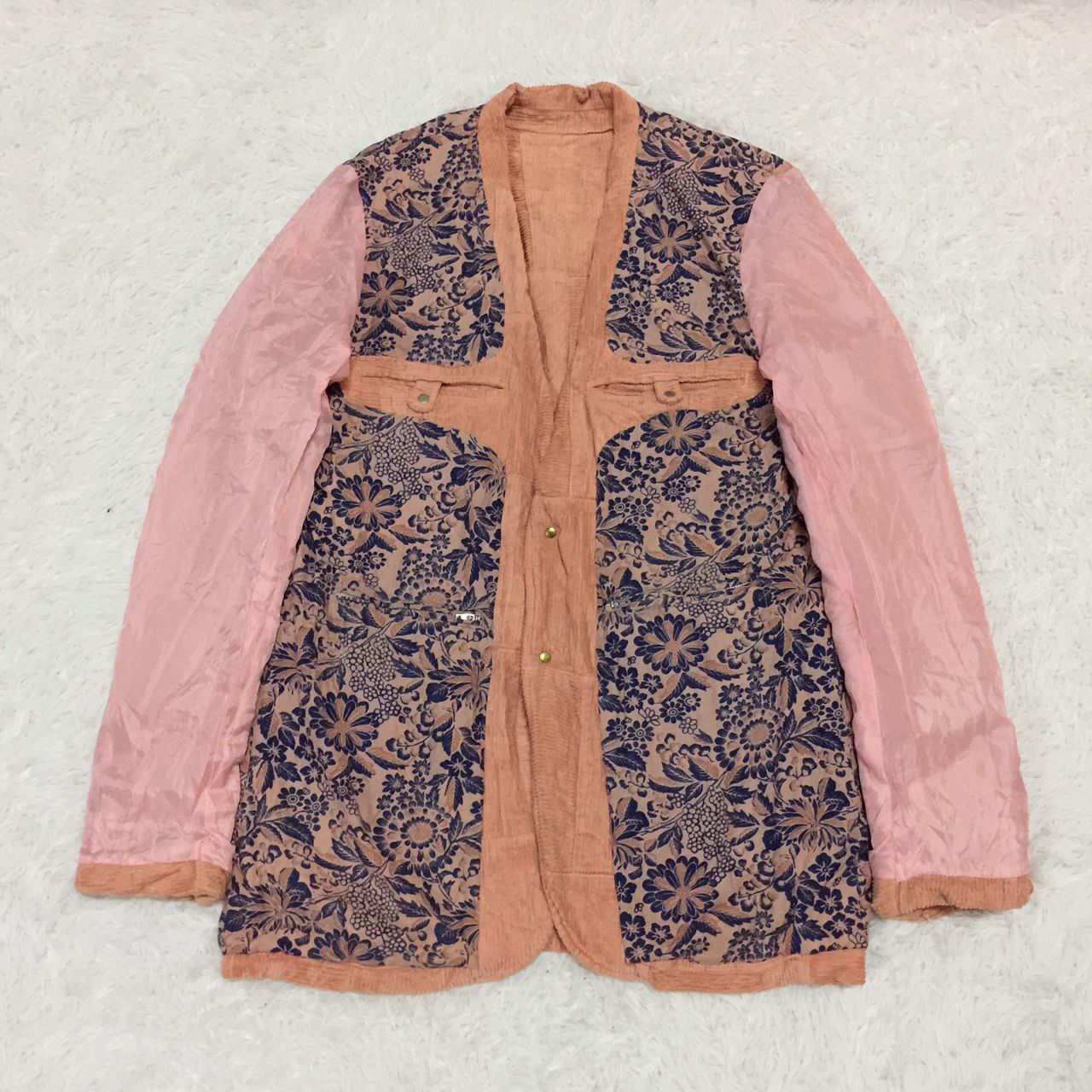 Japanese Brand Nice Corduroy Patchwork Like Jacket Coat Made in Japan Size US M / EU 48-50 / 2 - 4 Thumbnail