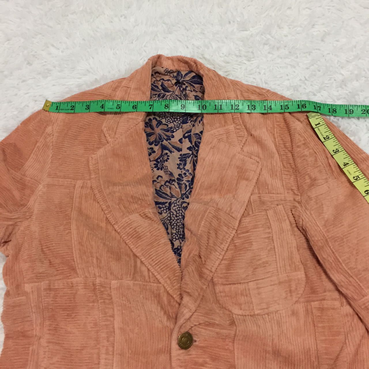 Japanese Brand Nice Corduroy Patchwork Like Jacket Coat Made in Japan Size US M / EU 48-50 / 2 - 9 Thumbnail