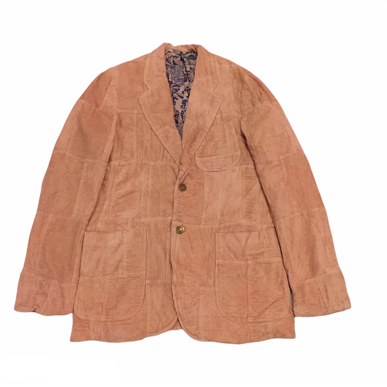 Japanese Brand Nice Corduroy Patchwork Like Jacket Coat Made in Japan Size US M / EU 48-50 / 2 - 1 Thumbnail