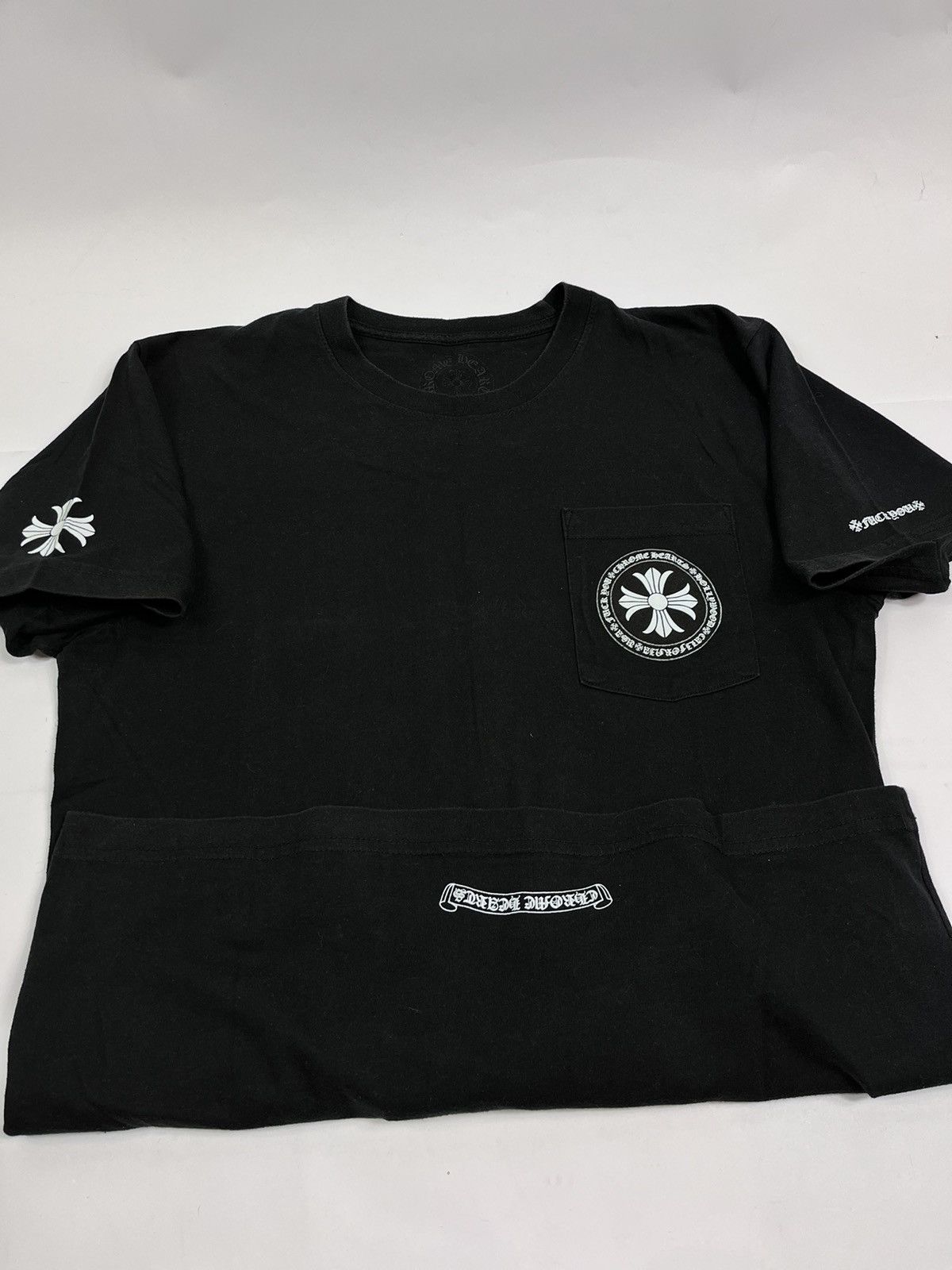 Chrome Hearts F*** Y*** Print single pocket t-shirt Size US S / EU 44-46 / 1 - 14 Thumbnail