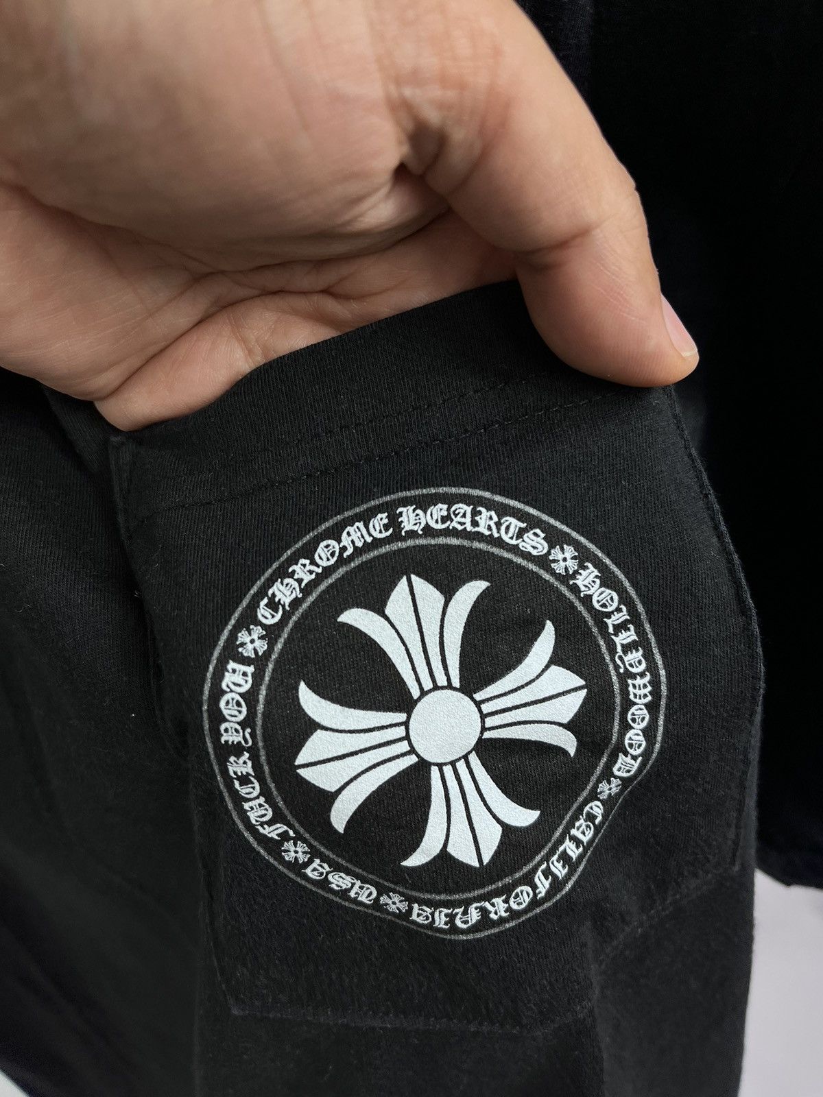 Chrome Hearts F*** Y*** Print single pocket t-shirt Size US S / EU 44-46 / 1 - 6 Thumbnail