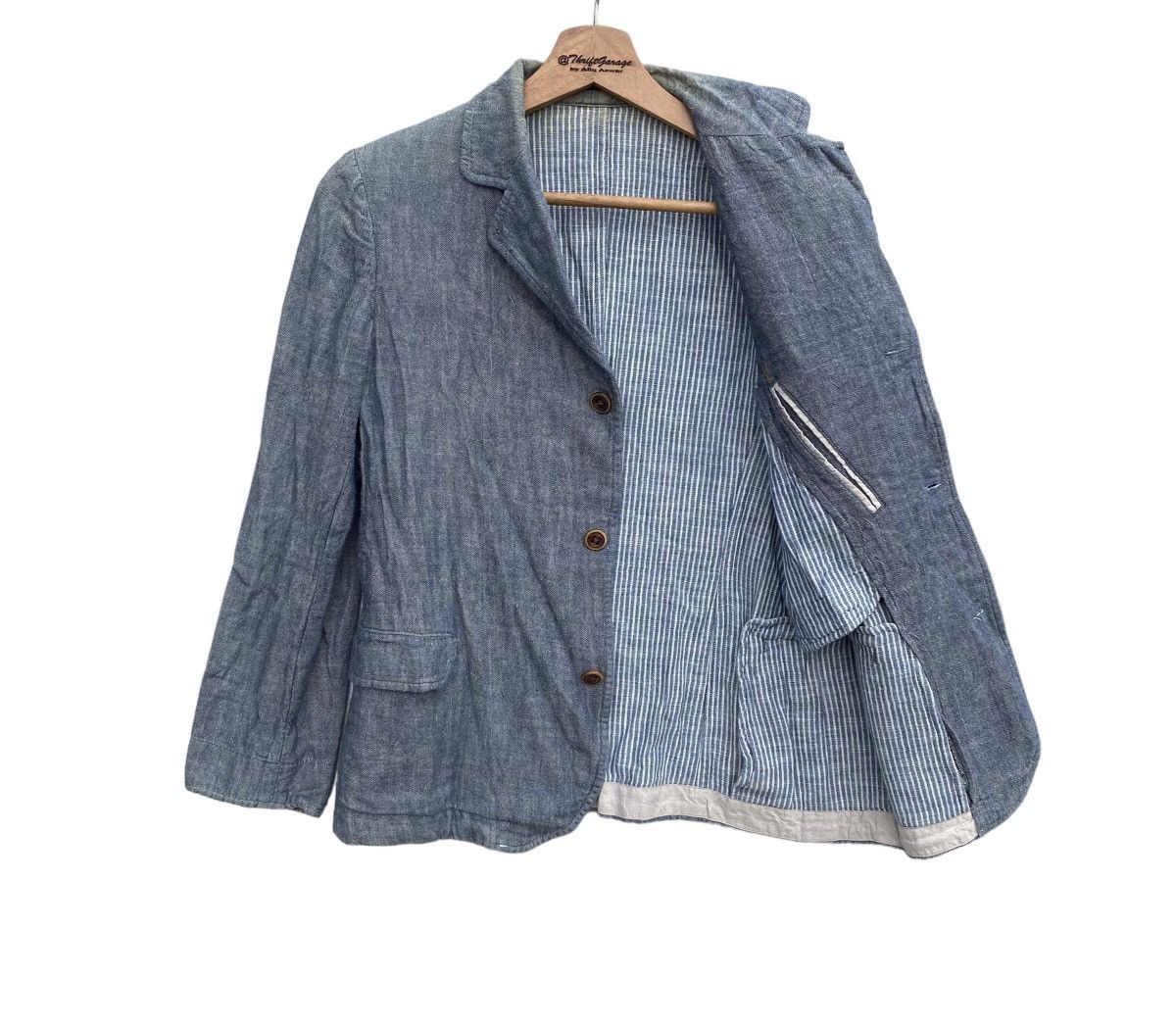 45rpm × Designer × Japanese Brand Vtg R 45rpm Studio Indigo/Denim Worker Jacket Made in Japan Size US S / EU 44-46 / 1 - 8 Thumbnail