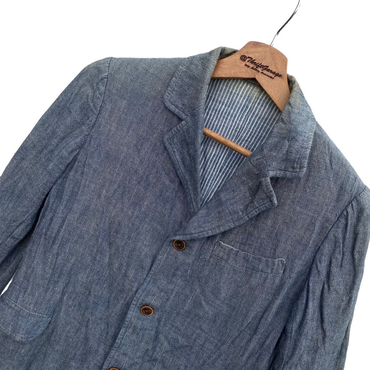 45rpm × Designer × Japanese Brand Vtg R 45rpm Studio Indigo/Denim Worker Jacket Made in Japan Size US S / EU 44-46 / 1 - 4 Thumbnail