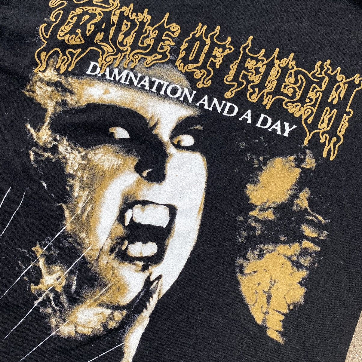 Band Tees Vintage 90s Cradle Of Filth Damnation Abd A Day Tee Size US M / EU 48-50 / 2 - 2 Thumbnail